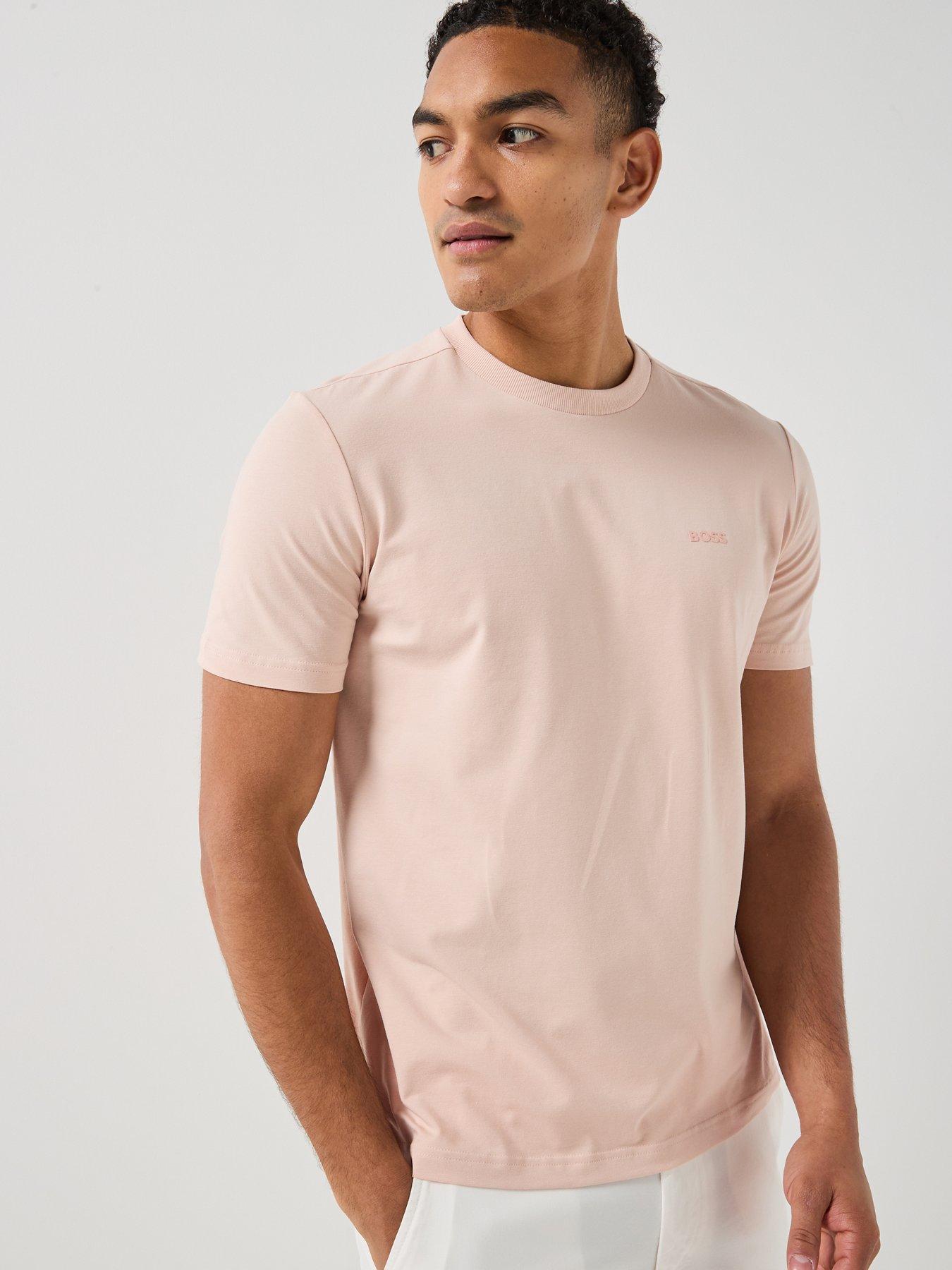 BOSS Boss Tee Regular Fit T-shirt, Orange, Size S, Men