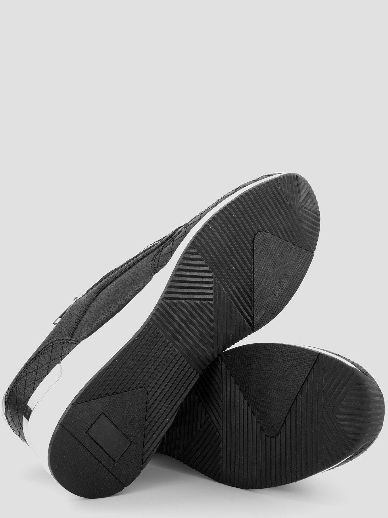 Image 4 of 7 of The Very Collection Wedge Trainer - Black