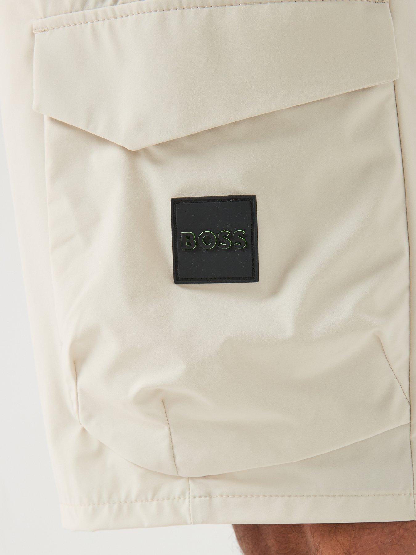 Image 4 of 6 of BOSS Urbanex Cargo Shorts - Light Beige