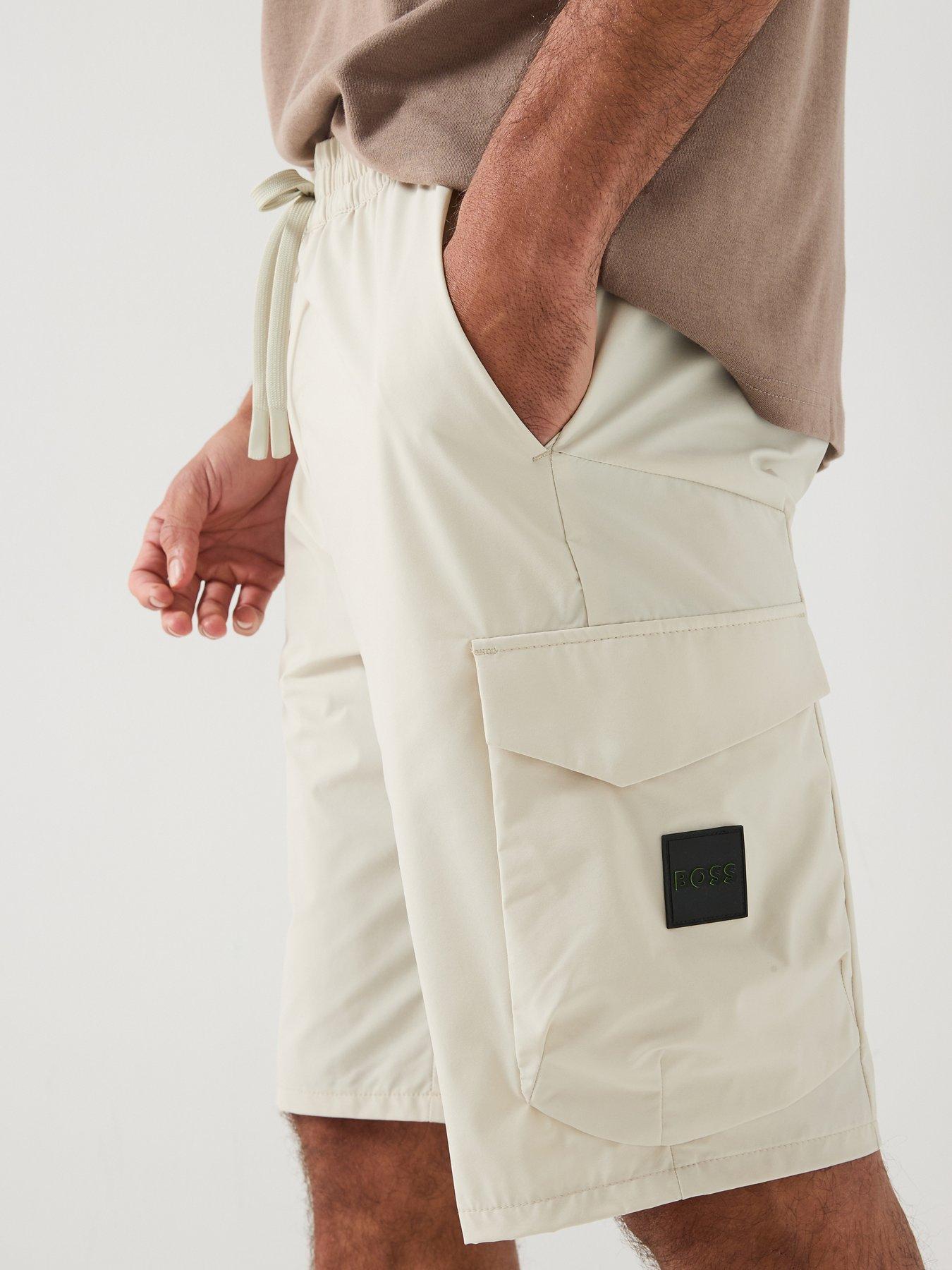 Image 5 of 6 of BOSS Urbanex Cargo Shorts - Light Beige