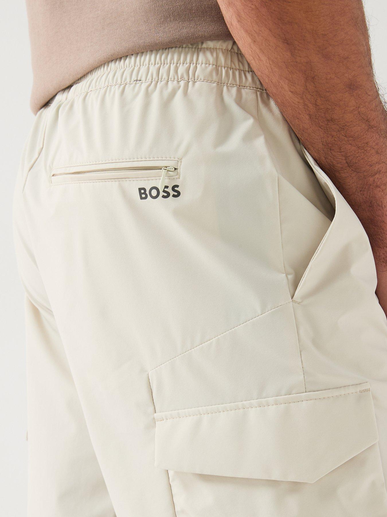 Image 6 of 6 of BOSS Urbanex Cargo Shorts - Light Beige