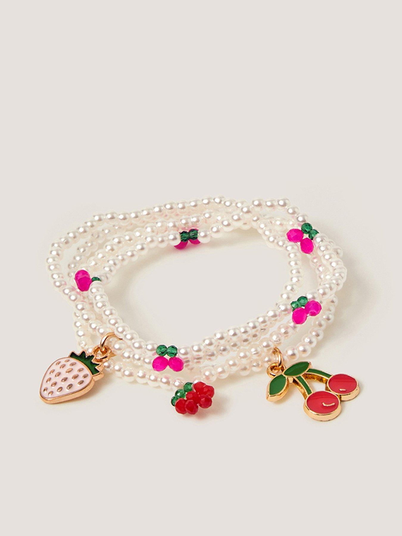 Monsoon Girls 4 Pack Fruit Salad Bracelets