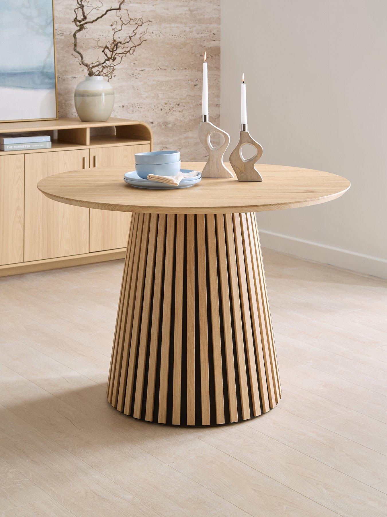 Image 1 of 7 of The Very Collection Harlow 110cm Round Dining Table - FSC&reg; Certified
