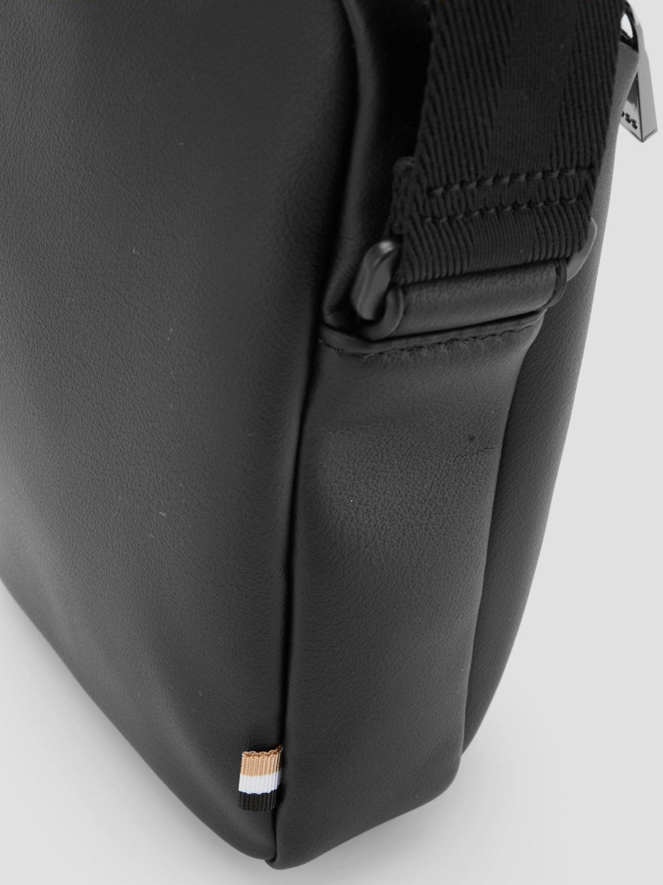 Image 5 of 6 of BOSS Jace_Ns Zip Pu Crossbody Bag - Black