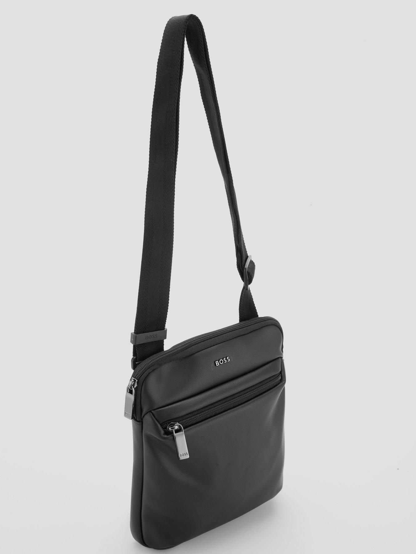 Image 2 of 6 of BOSS Jace Envelope Pu Crossbody Bag - Black