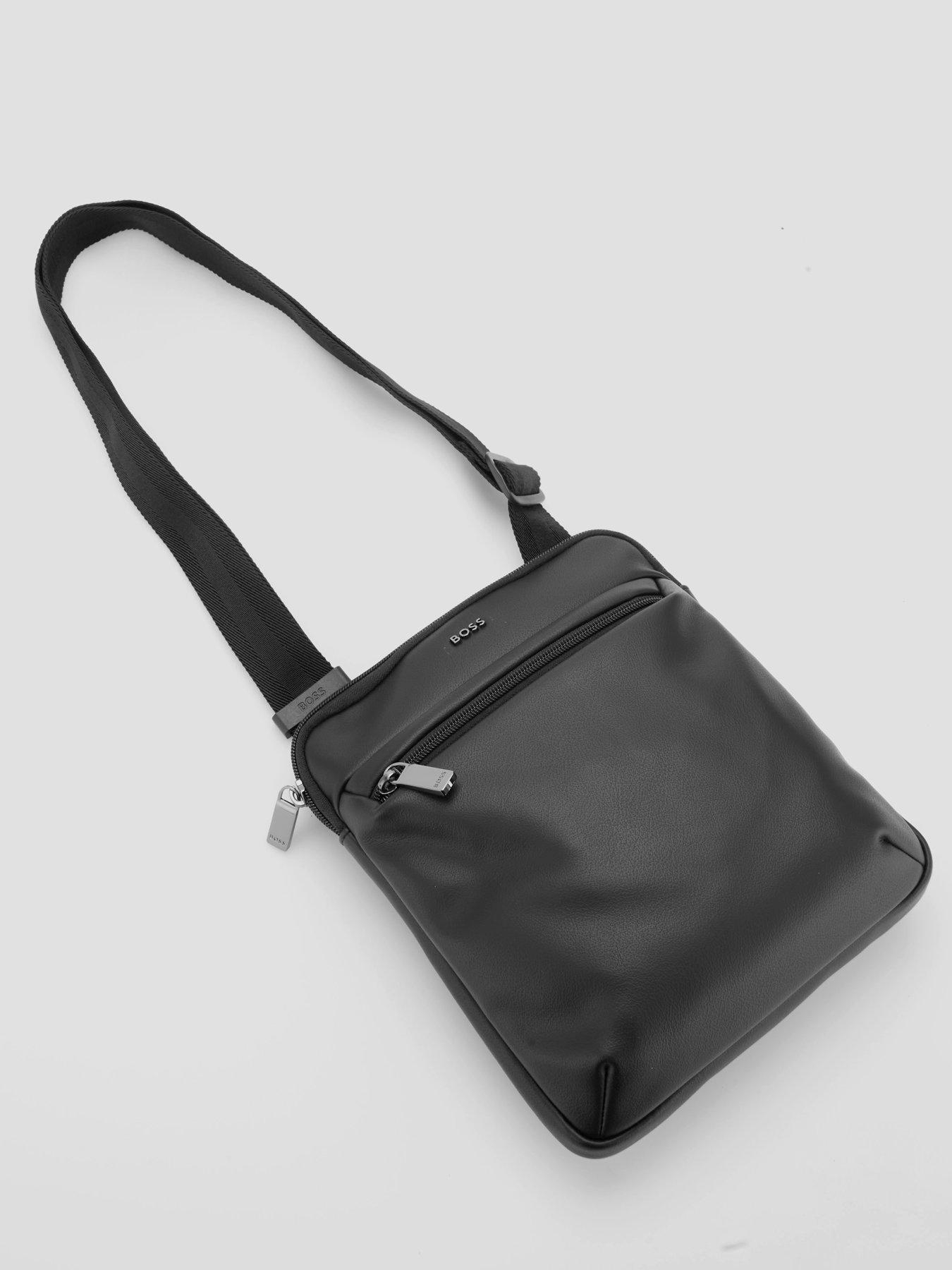 Image 5 of 6 of BOSS Jace Envelope Pu Crossbody Bag - Black