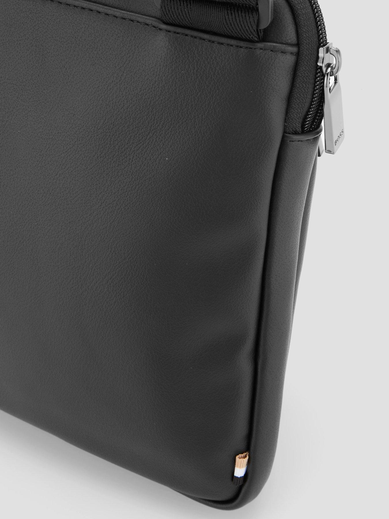 Image 6 of 6 of BOSS Jace Envelope Pu Crossbody Bag - Black