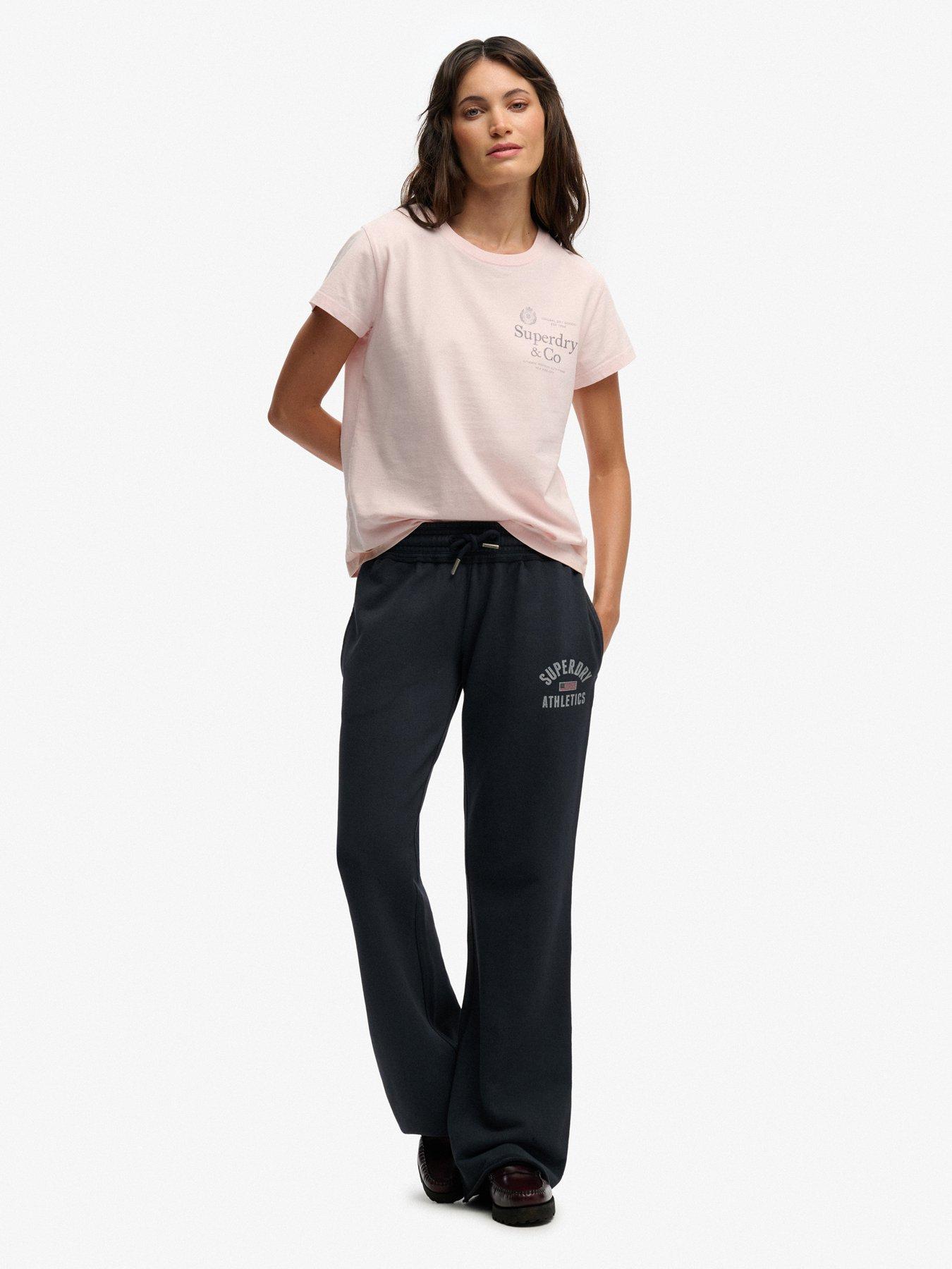 Image 3 of 5 of Superdry Luxe Casual Classic T-Shirt - Pink