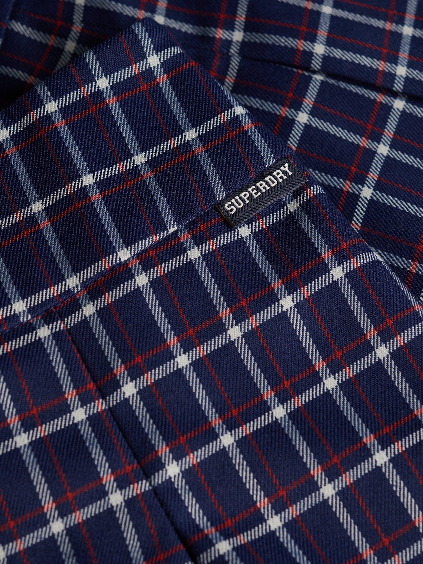 Image 7 of 7 of Superdry Mini Pleated Skort - Navy