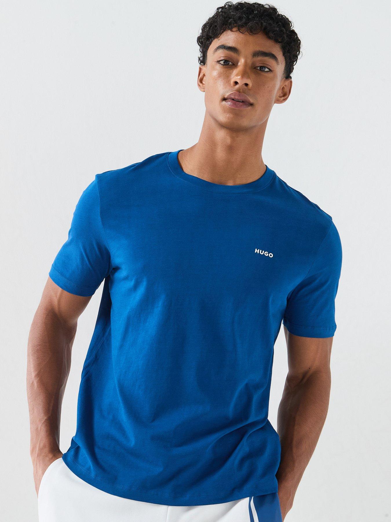 HUGO Dero222 Regular Fit T-Shirt - Bright Blue