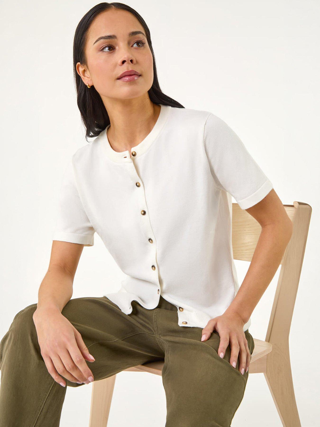 Roman Petite Buttoned Up Cardigan