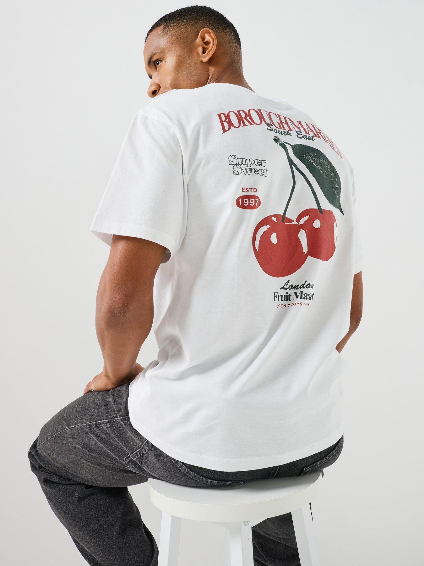 Image 1 of 5 of Jack & Jones Market T-Shirt - White