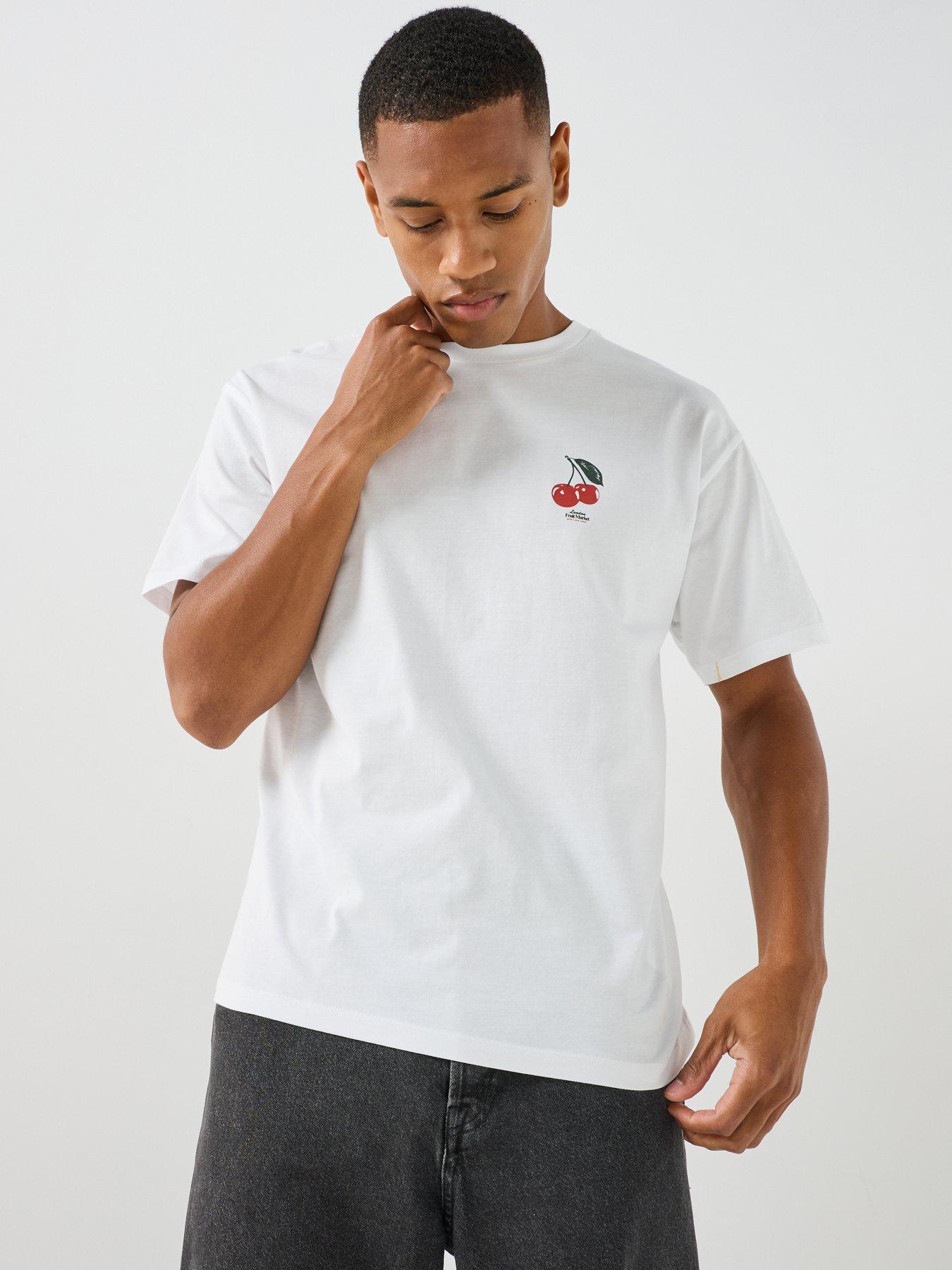 Image 2 of 5 of Jack & Jones Market T-Shirt - White
