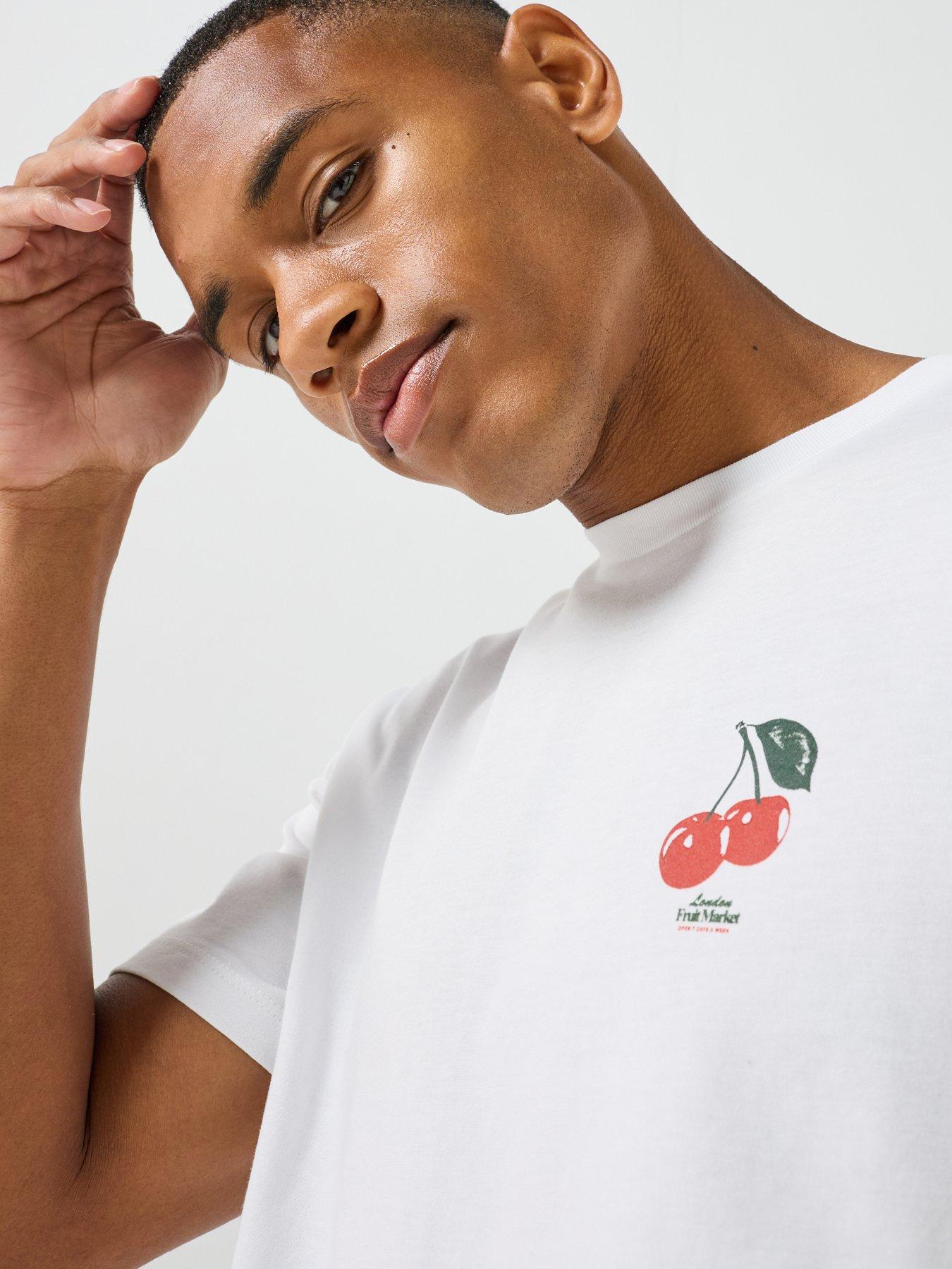 Image 4 of 5 of Jack & Jones Market T-Shirt - White