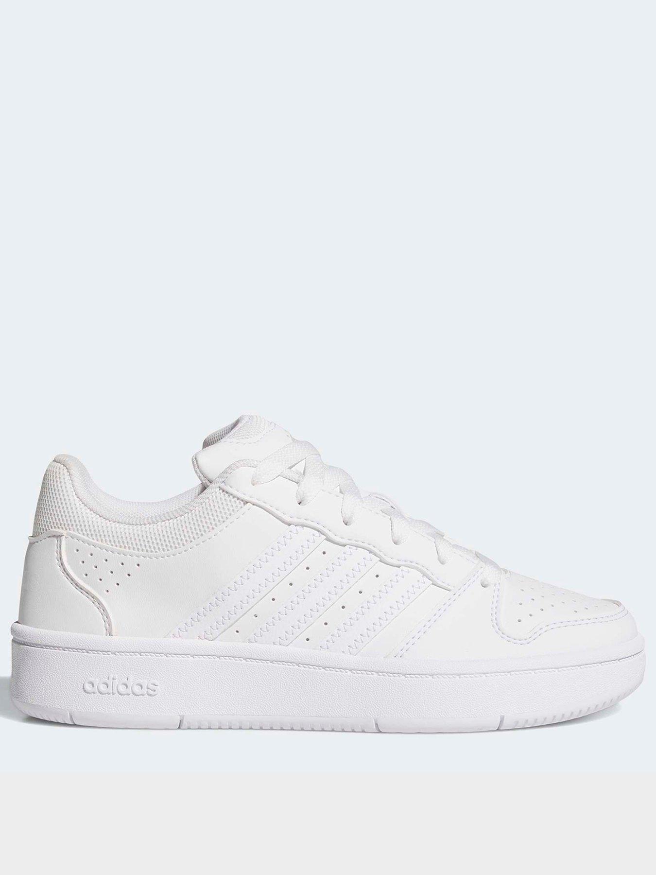 Image 1 of 7 of adidas Sportswear Junior Hoops Classic Trainers - White