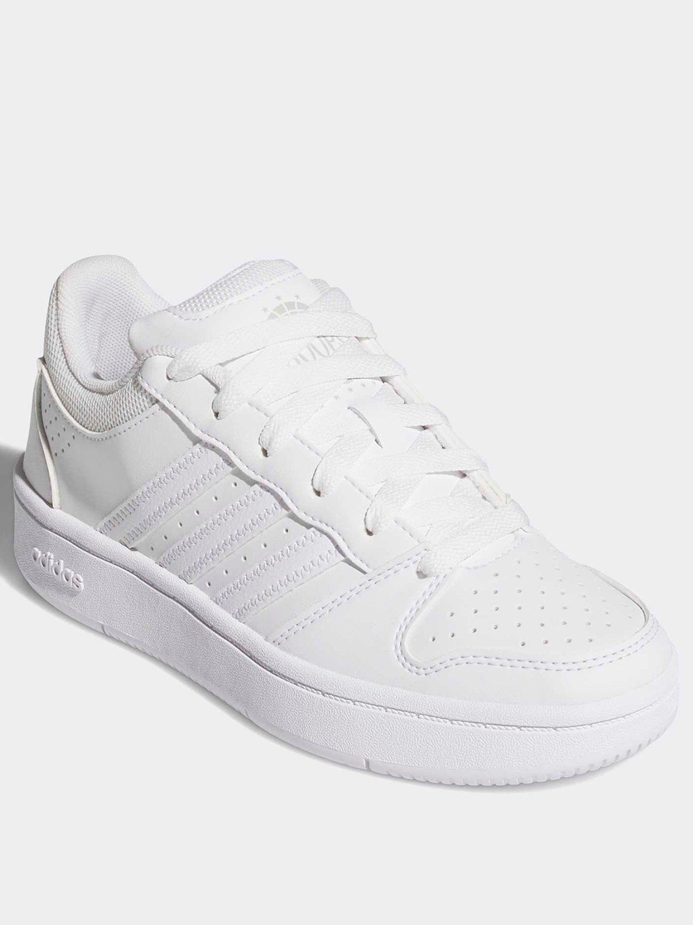 Image 2 of 7 of adidas Sportswear Junior Hoops Classic Trainers - White