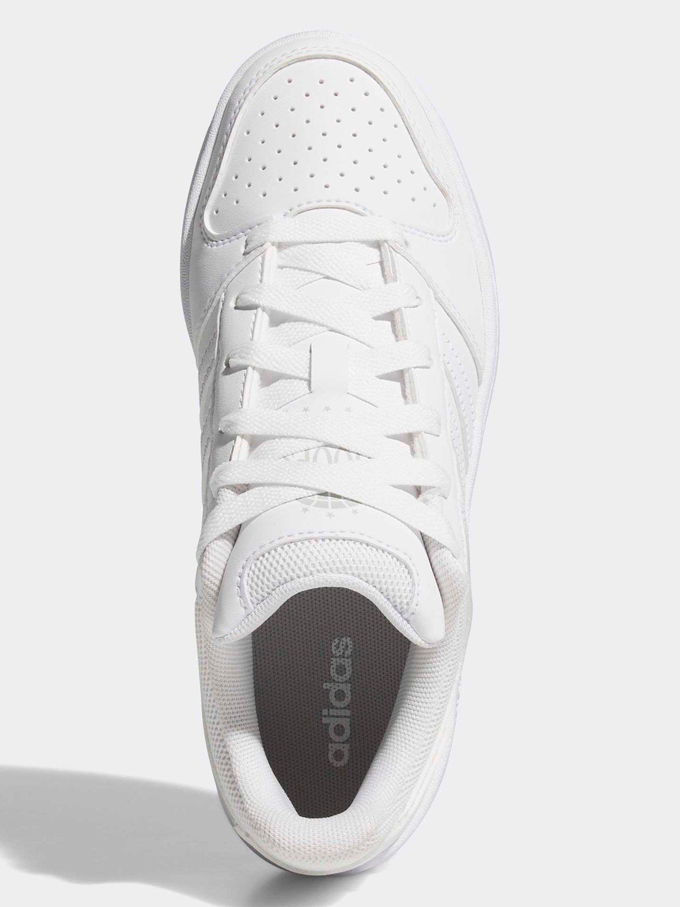 Image 4 of 7 of adidas Sportswear Junior Hoops Classic Trainers - White