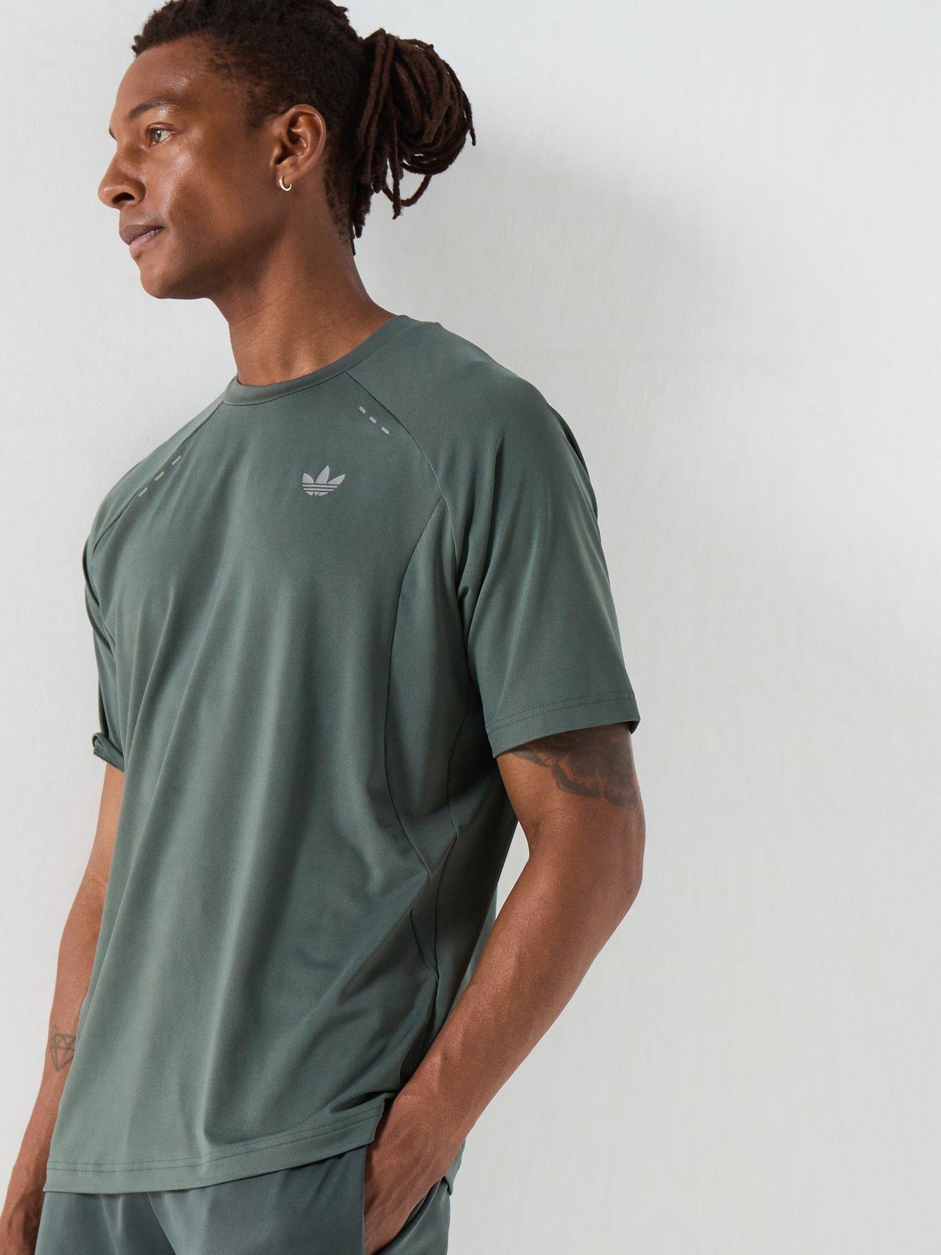 adidas Originals Mens Tech Essentials T-Shirt, Green, Size 2Xl, Men