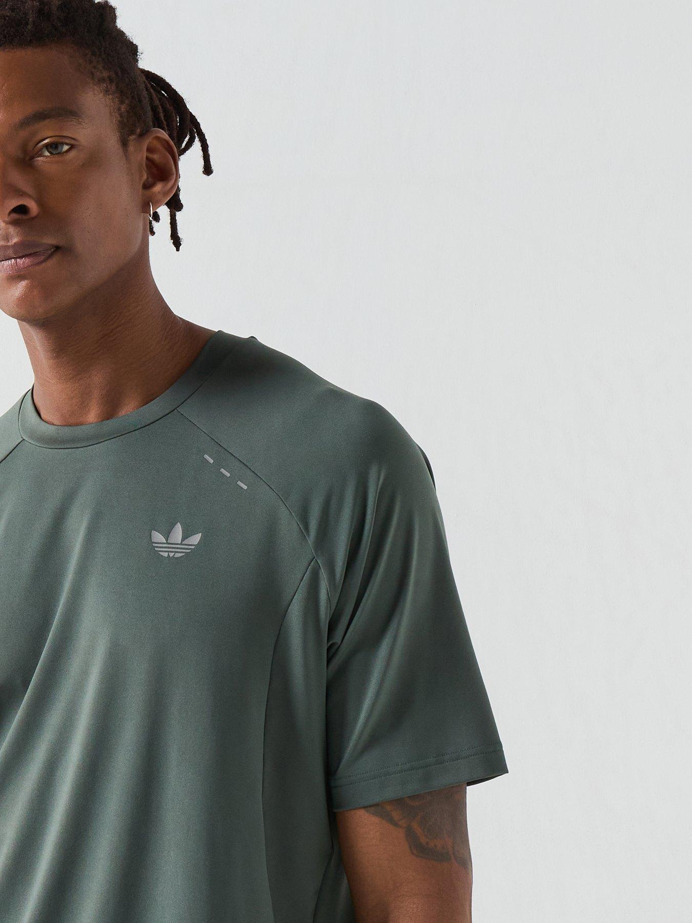 Image 4 of 5 of adidas Originals Mens Tech Essentials T-Shirt - Grey