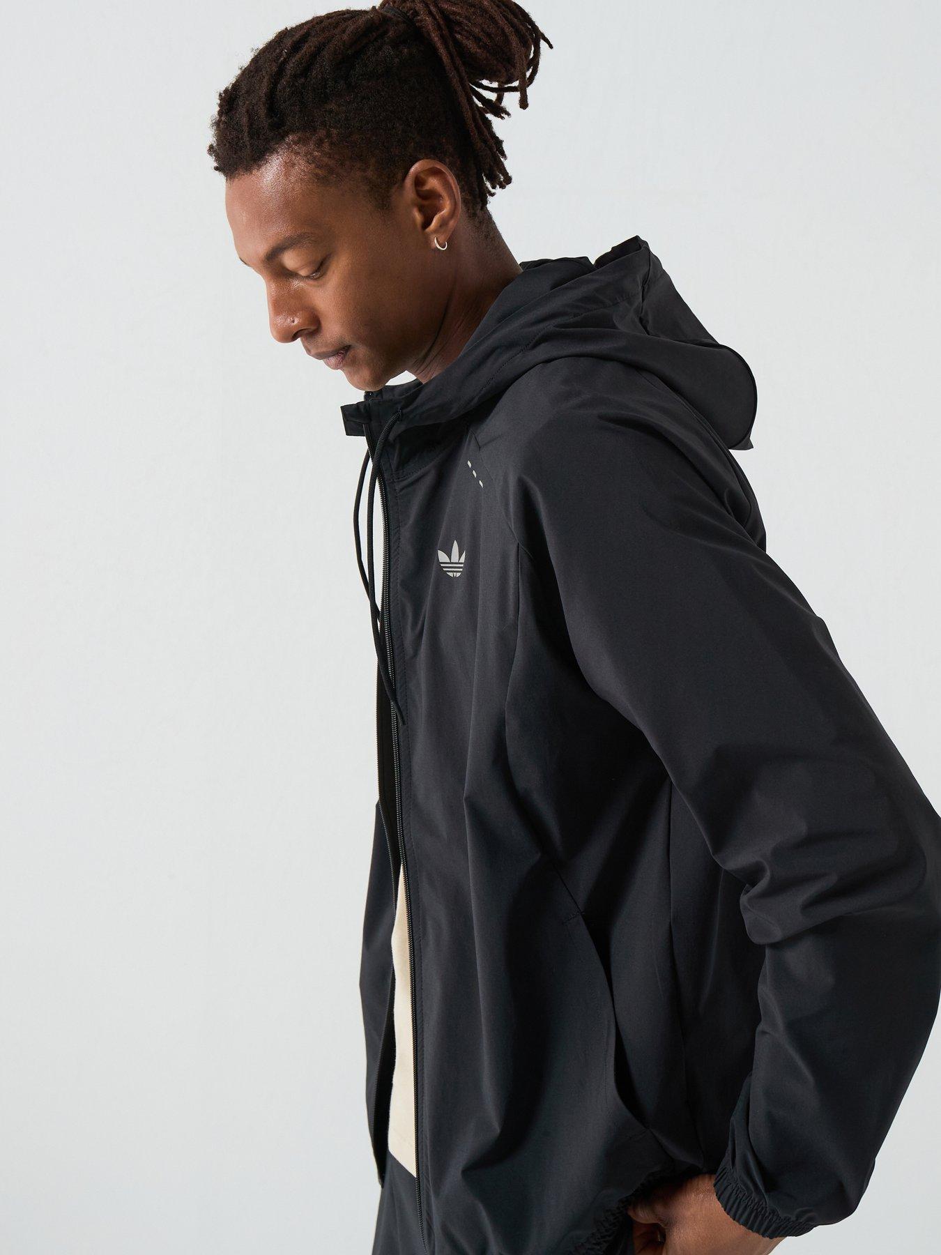 adidas Originals Mens Tech Essentials Track Top, Black, Size Xl, Men