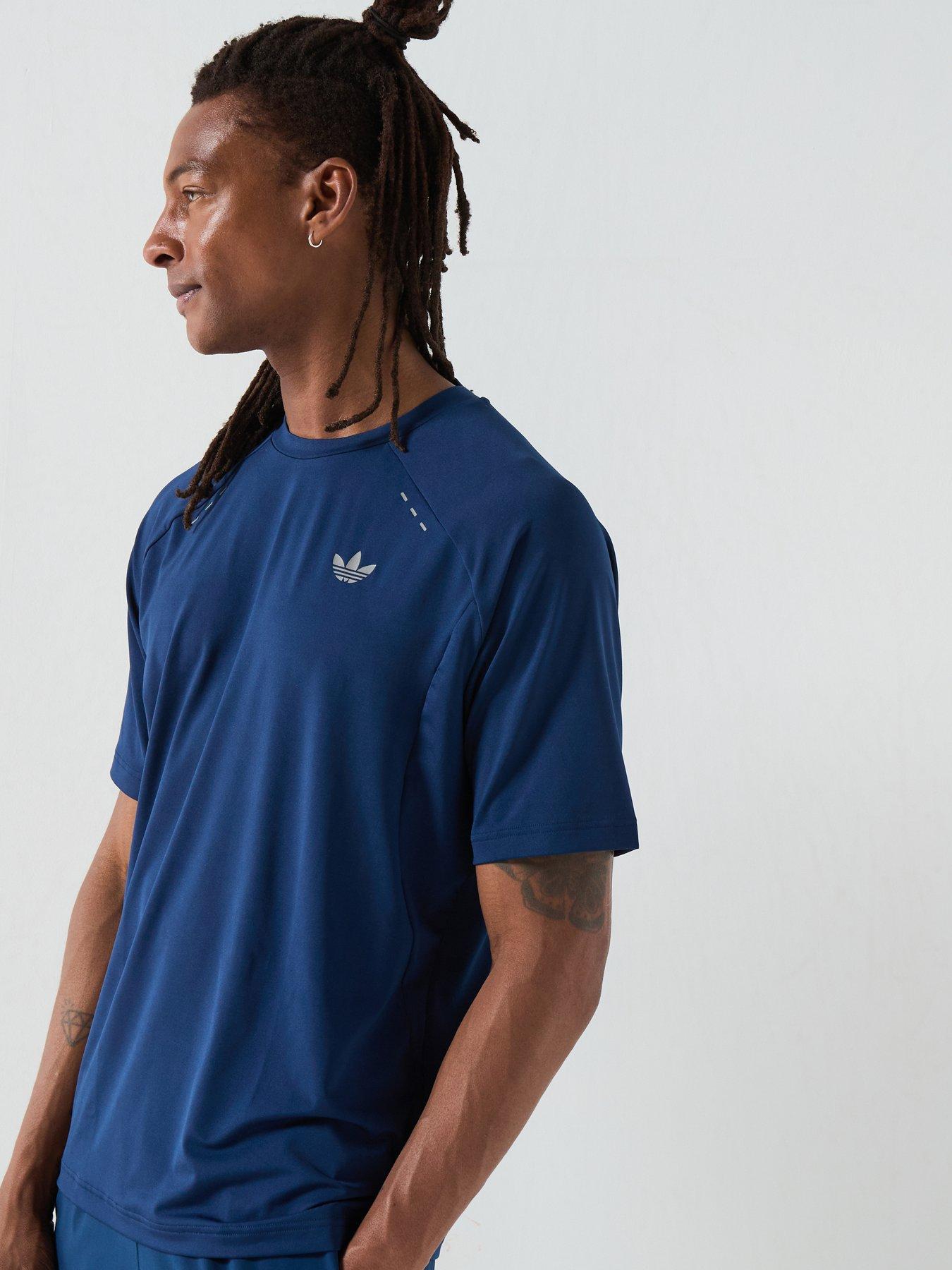 Adidas Originals Mens Tech Essentials T-Shirt - Blue