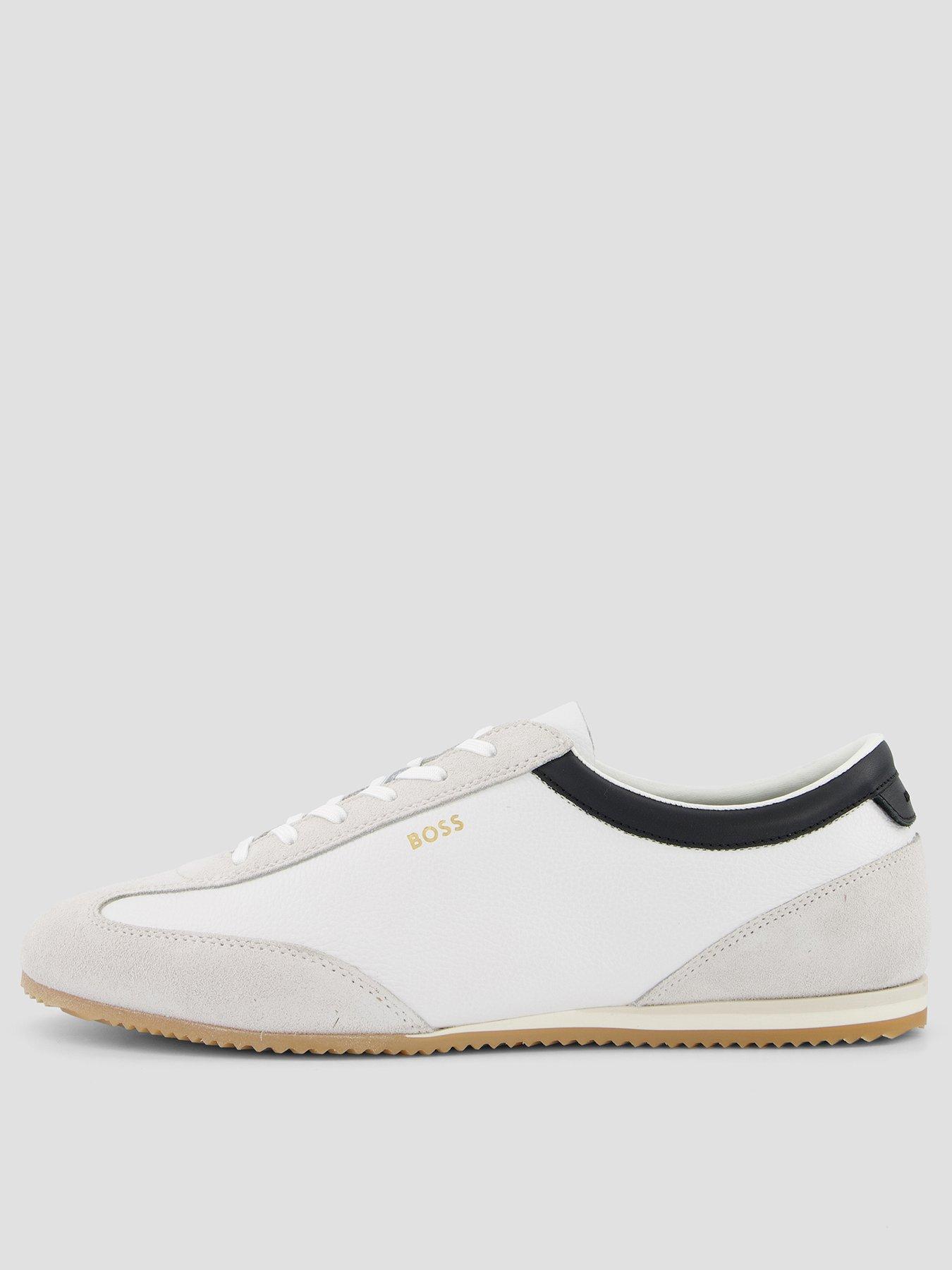 BOSS Lineor Low Profile Trainers - Off White