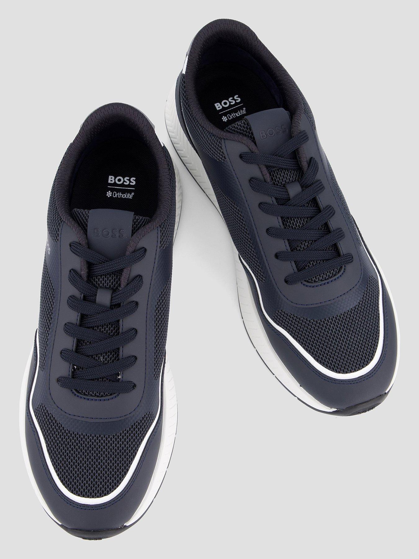Image 3 of 7 of BOSS Titanium Runn Trainers - Navy