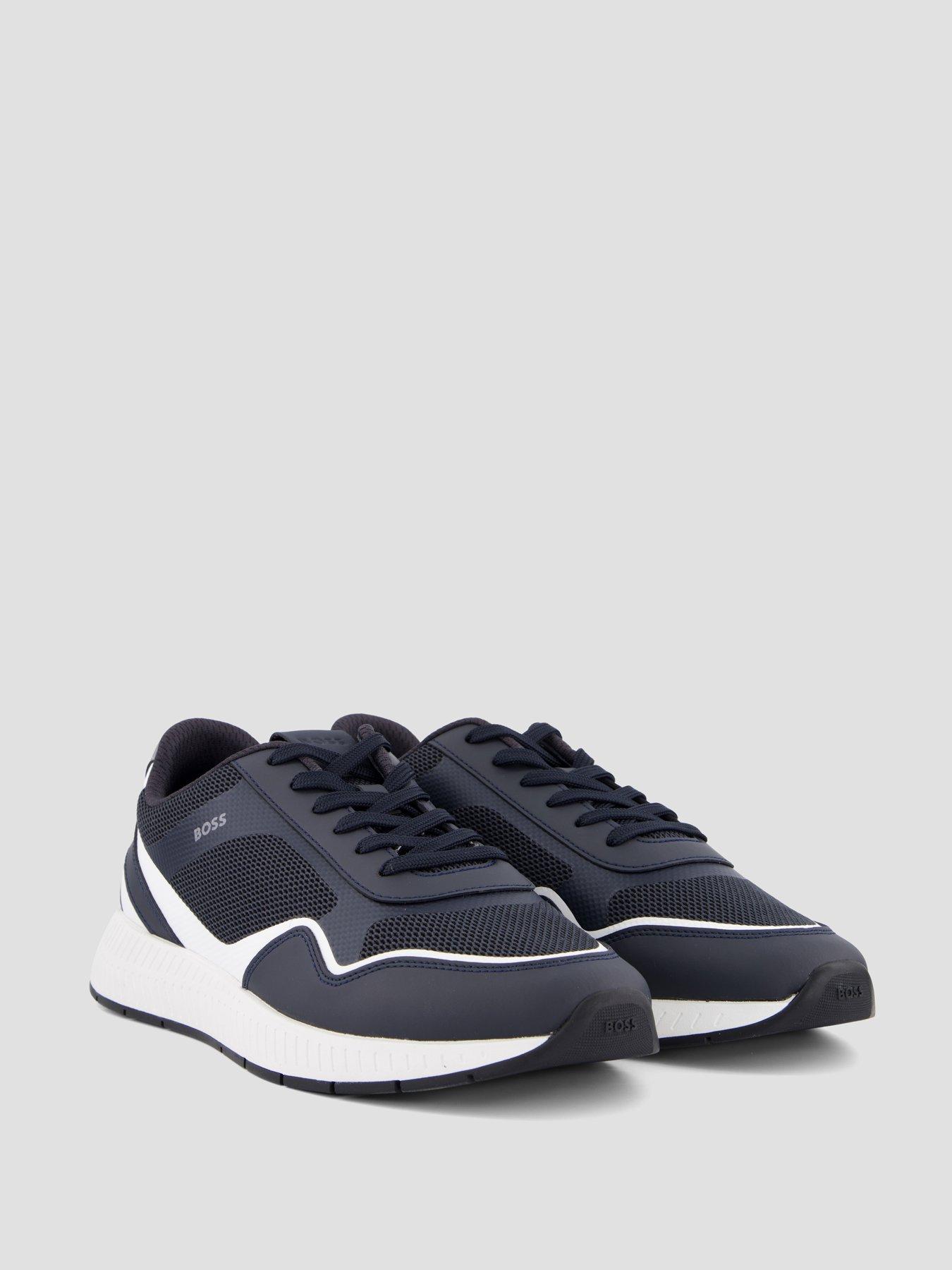 Image 6 of 7 of BOSS Titanium Runn Trainers - Navy