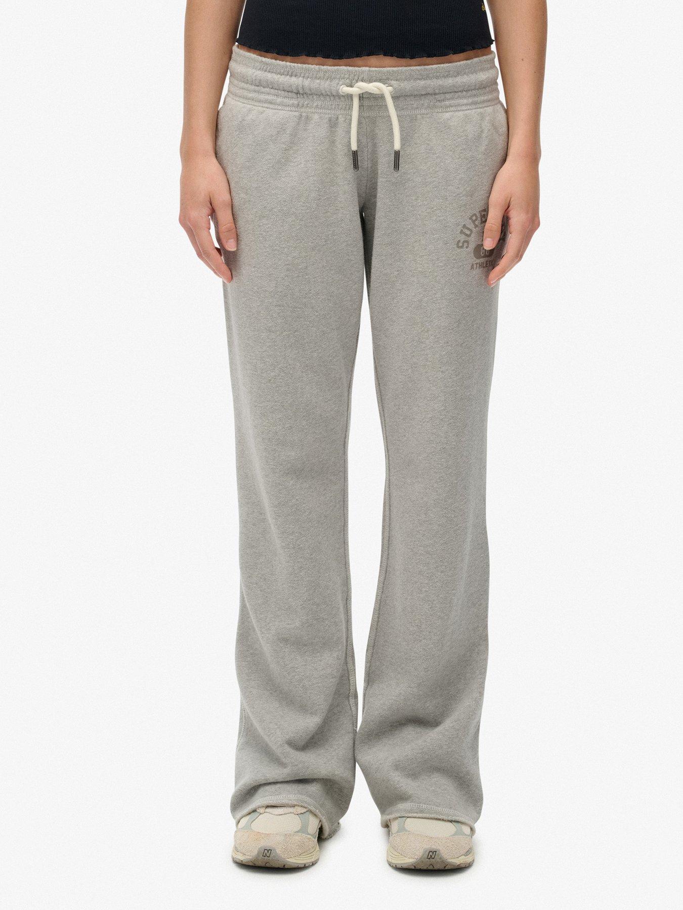 Superdry Athletic Print Flare Jogger - Navy