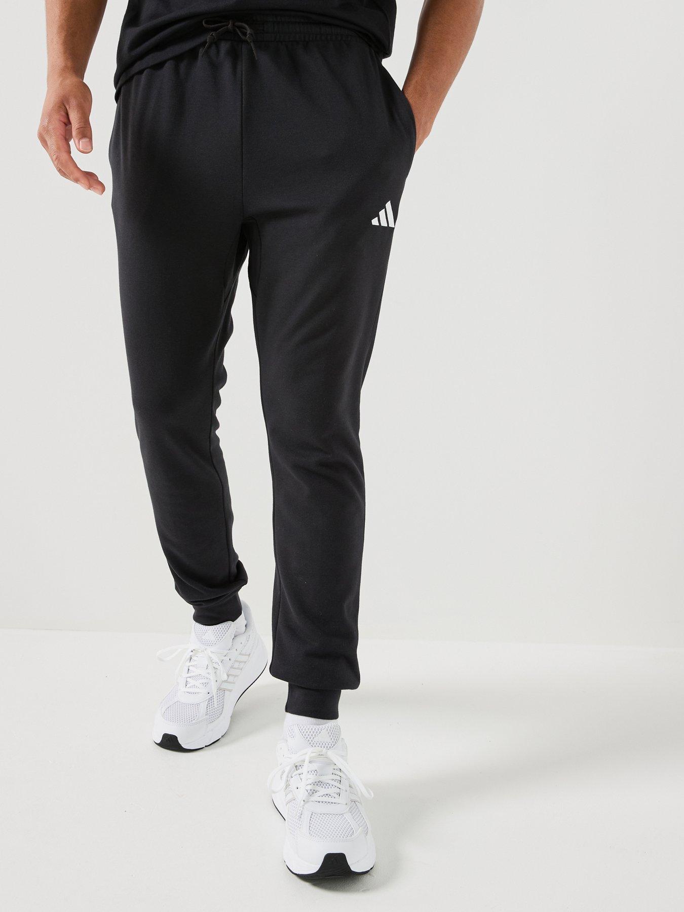 Image 1 of 4 of adidas Sportswear Mens Essentials French Terry Joggers - Black