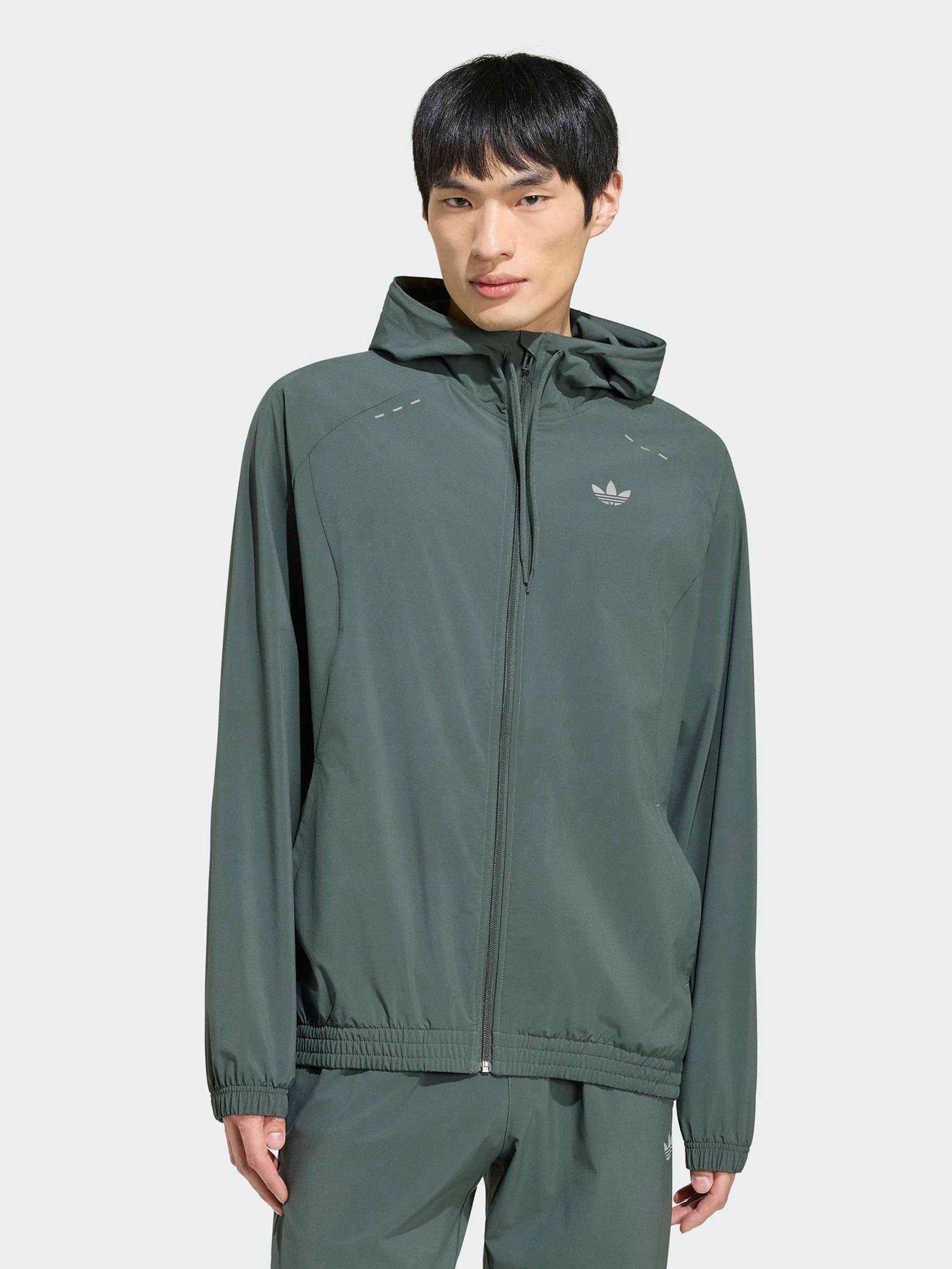 adidas Originals Mens Tech Essentials Track Top, Grey, Size Xl, Men