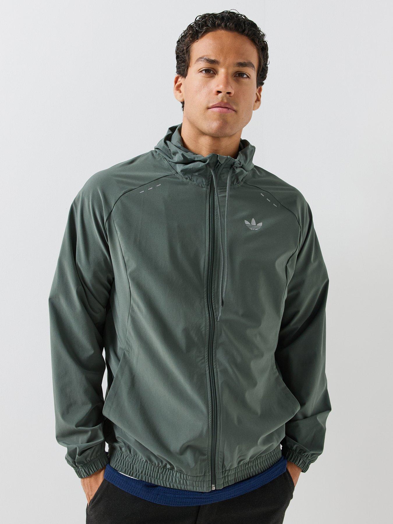 adidas Originals Mens Tech Essentials Track Top - Grey