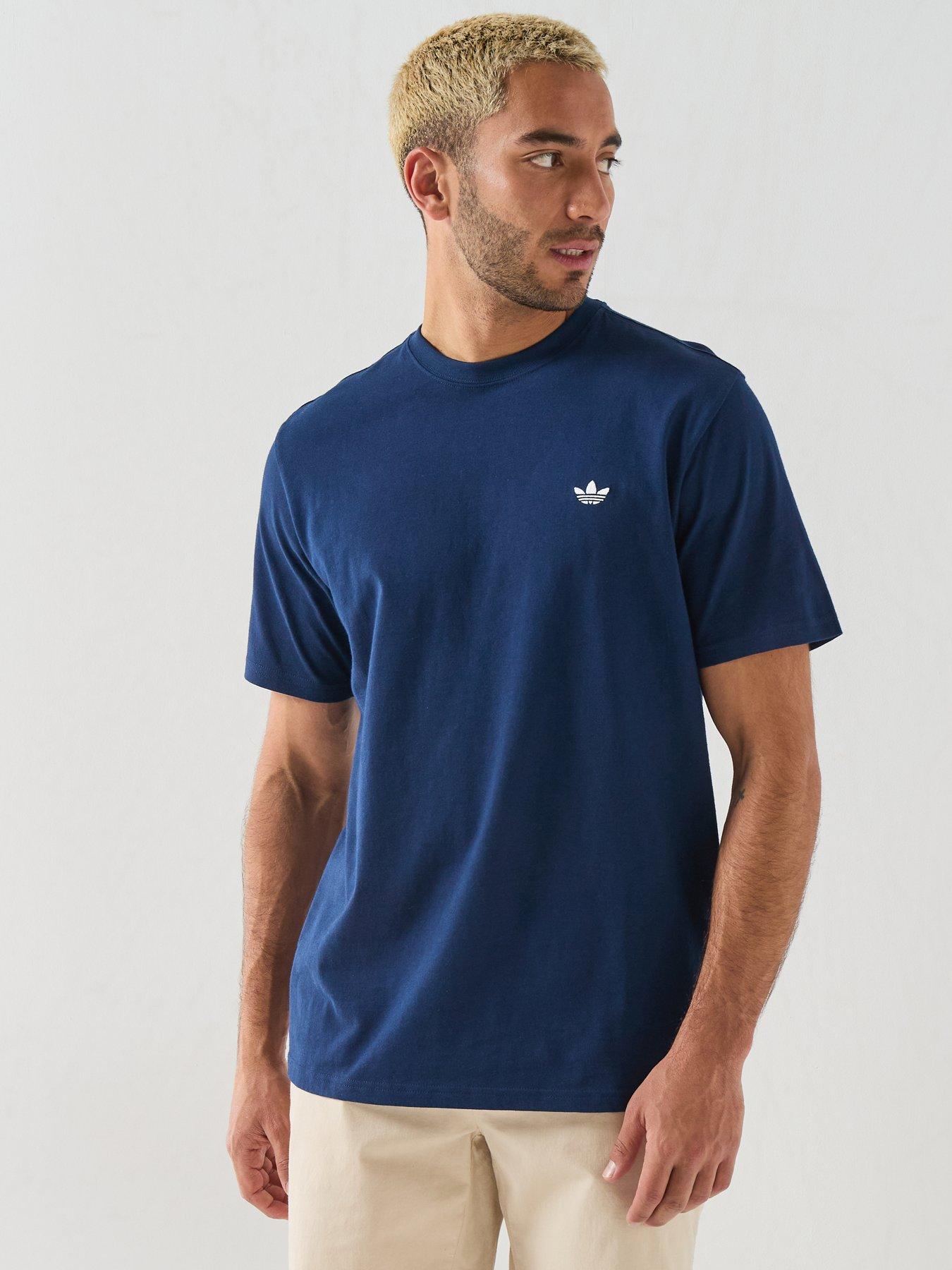 Image 1 of 6 of adidas Originals Mens Essentials Regular Tee - Blue