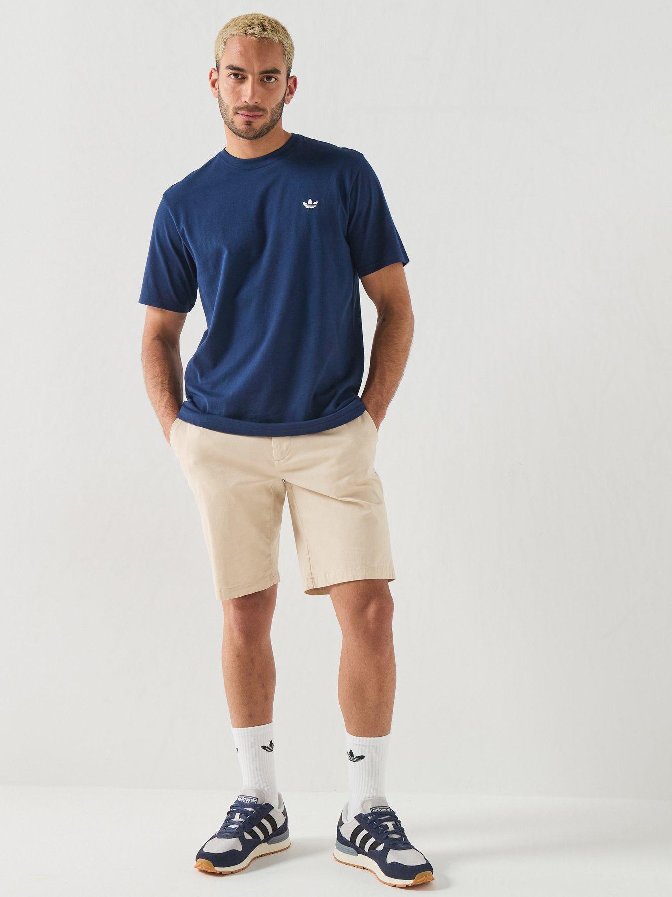 Image 3 of 6 of adidas Originals Mens Essentials Regular Tee - Blue