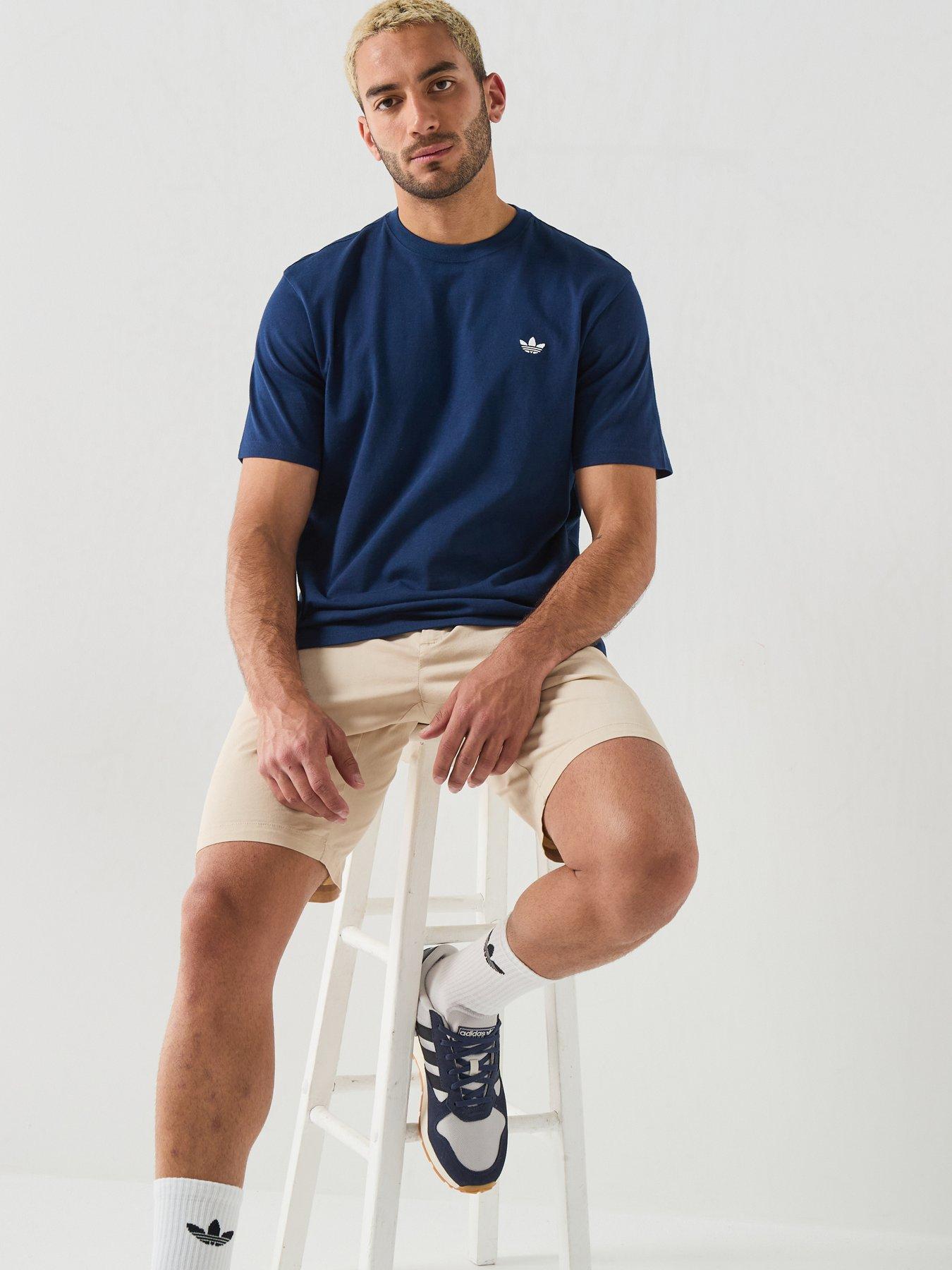 Image 6 of 6 of adidas Originals Mens Essentials Regular Tee - Blue