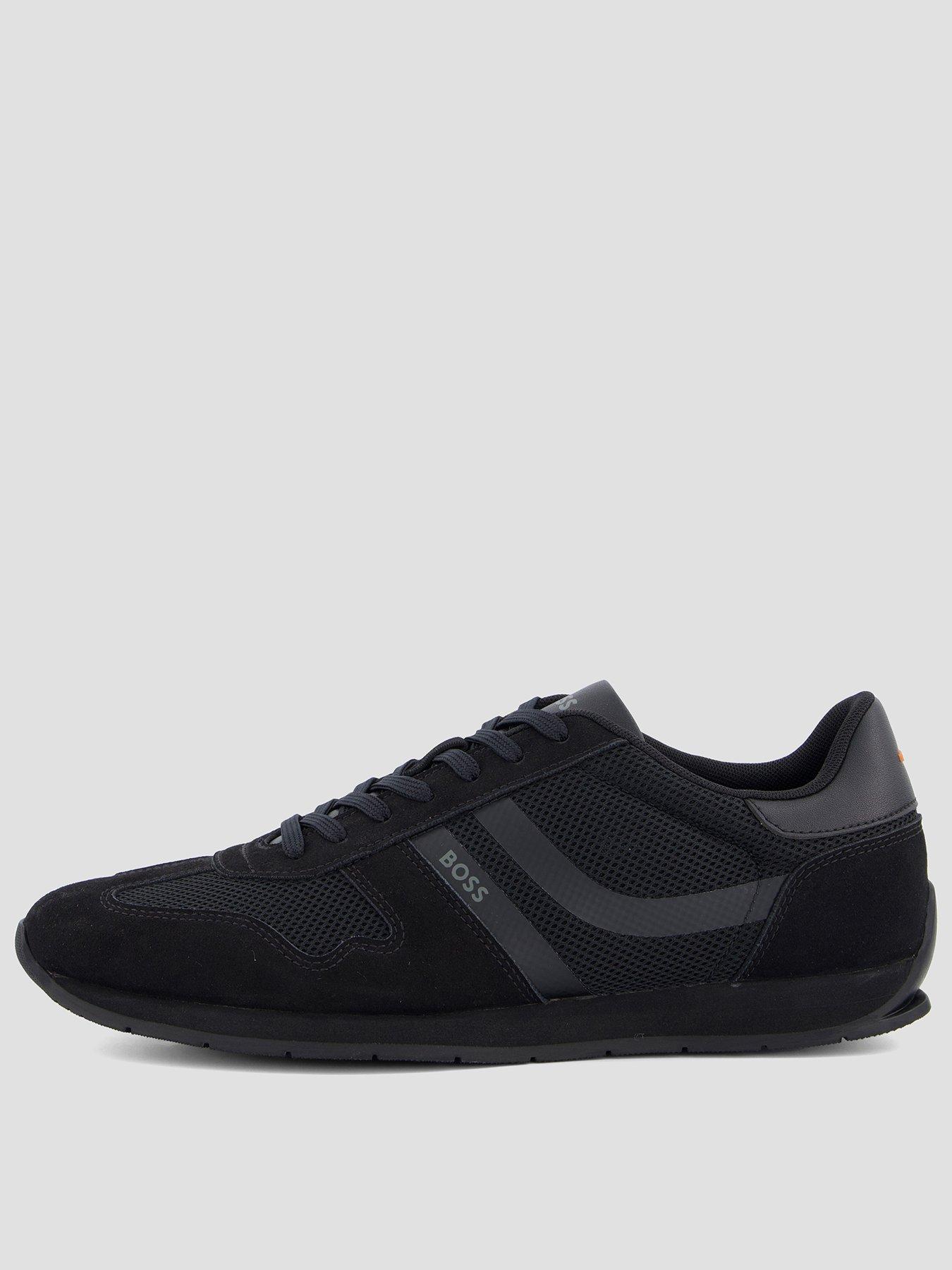 BOSS Orange Levon Running Trainers, Black, Size 7, Men