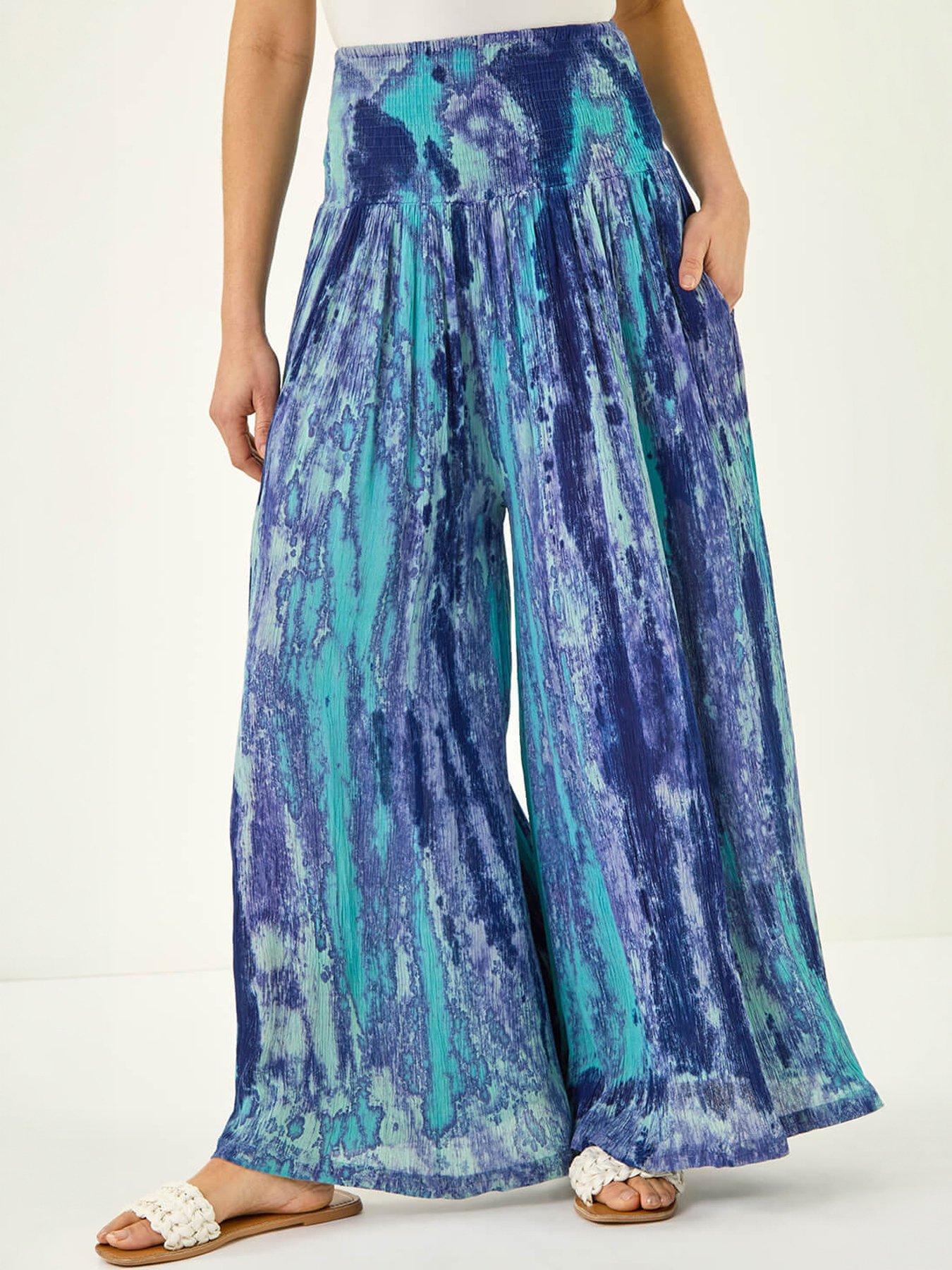 Roman Abstract Palazzo Trouser