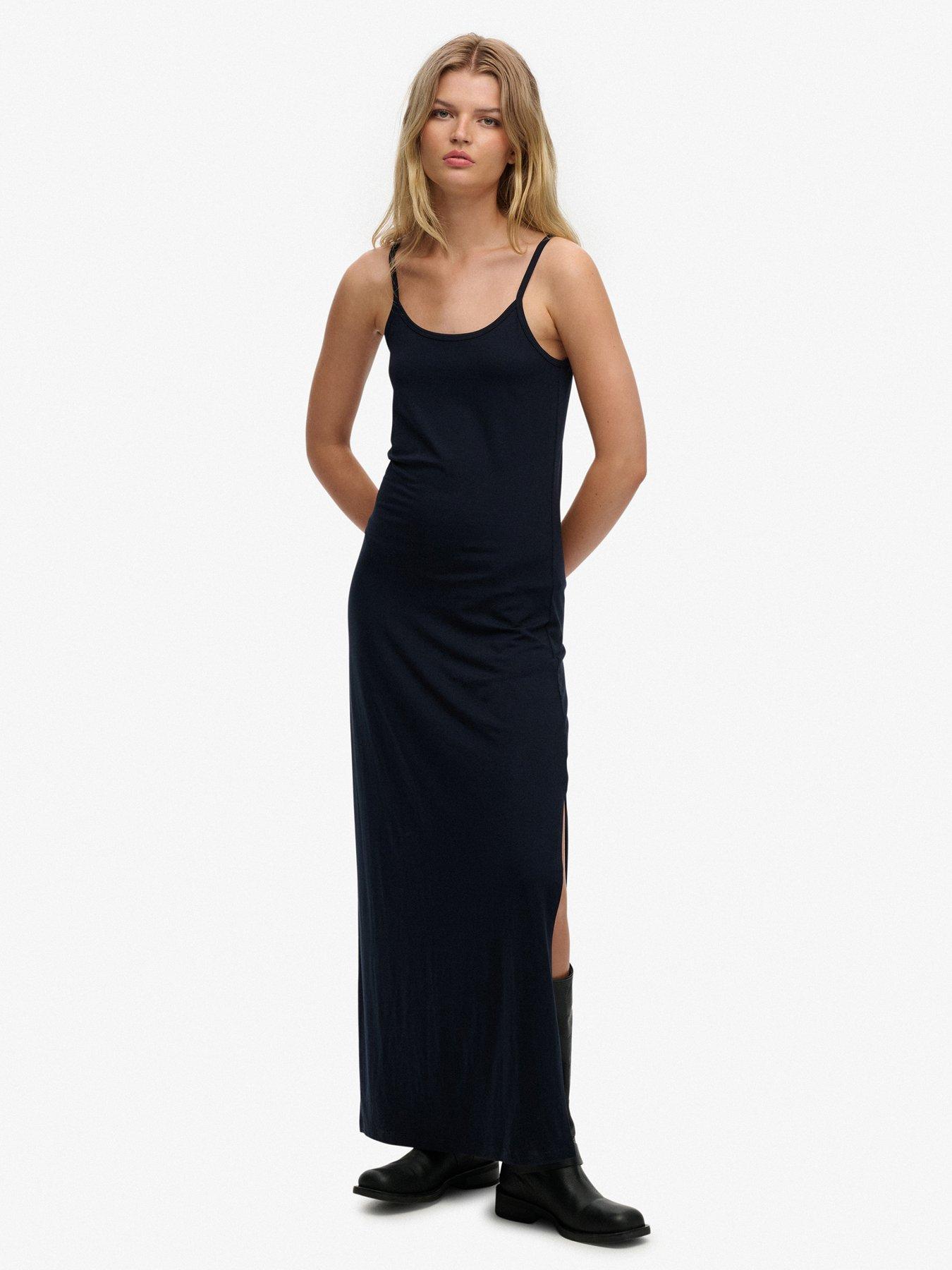 Superdry Maxi Jersey Cami Dress - Navy