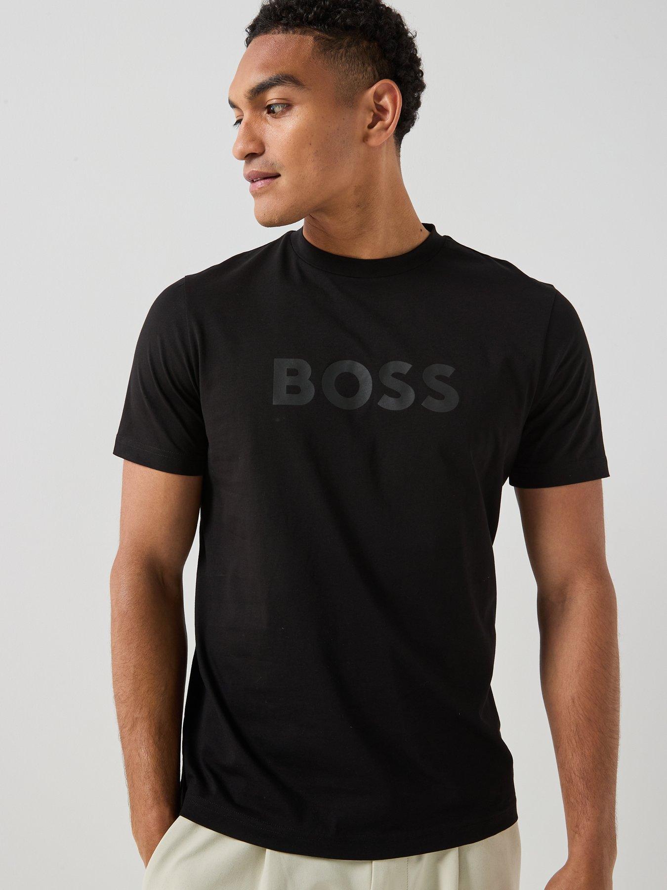 Image 5 of 5 of BOSS Large Logo T-Shirt - Black