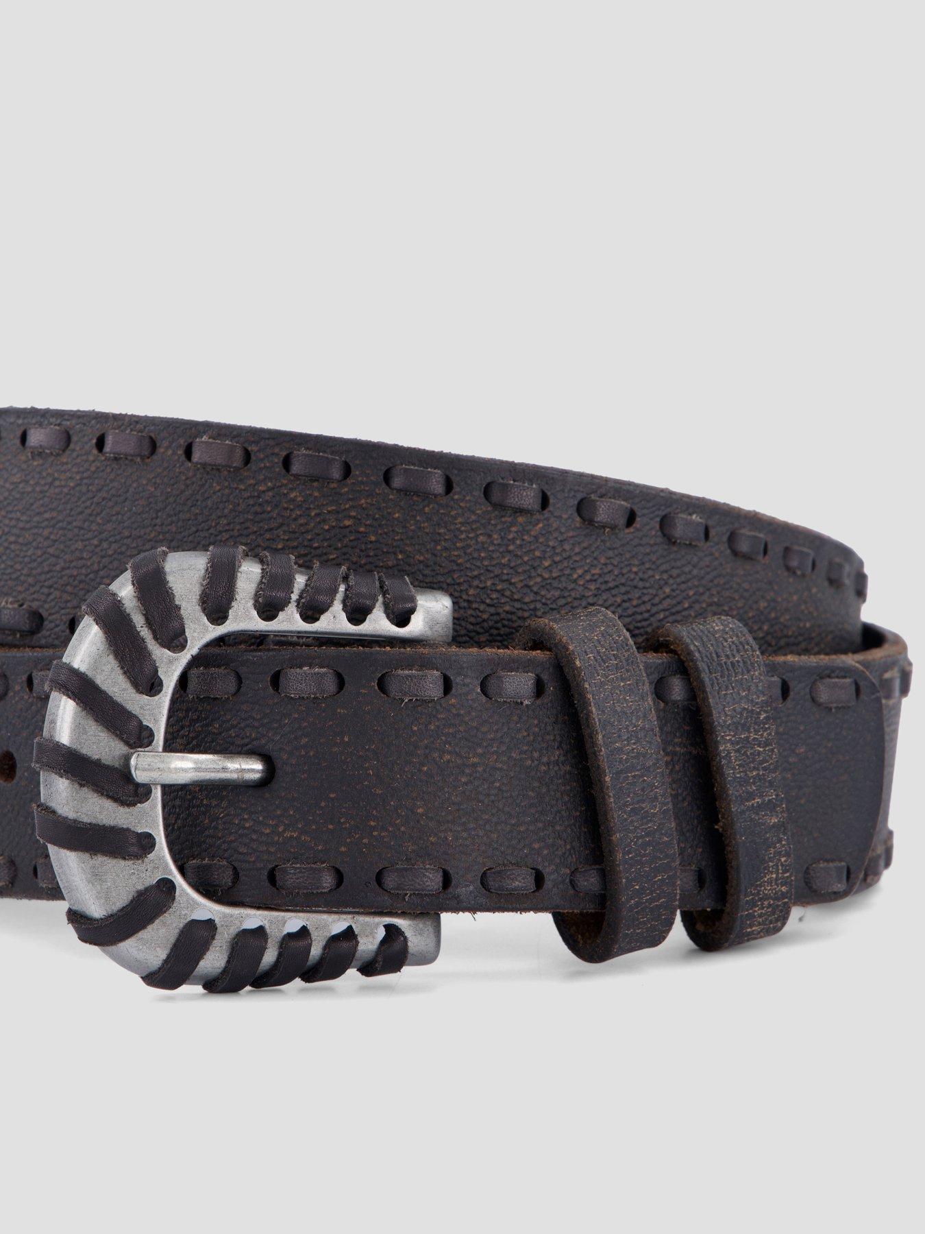 Image 2 of 4 of FREE PEOPLE Holt Leather Belt
