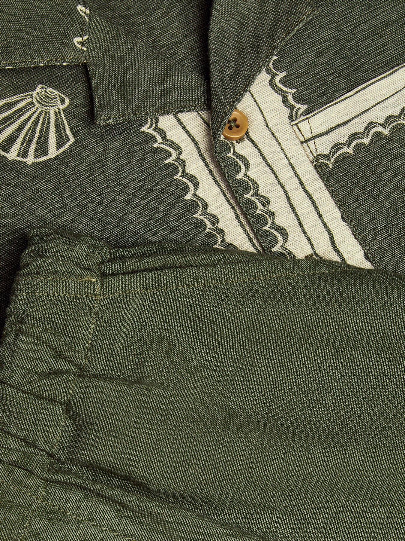 Image 3 of 3 of Monsoon Boys Crab Woven Set - Khaki