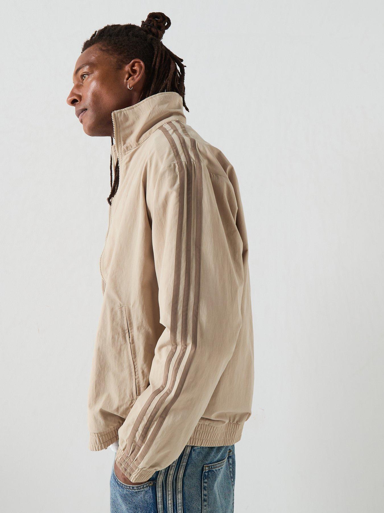 adidas Originals Mens Training Firebird Woven Track Top - Beige | Very