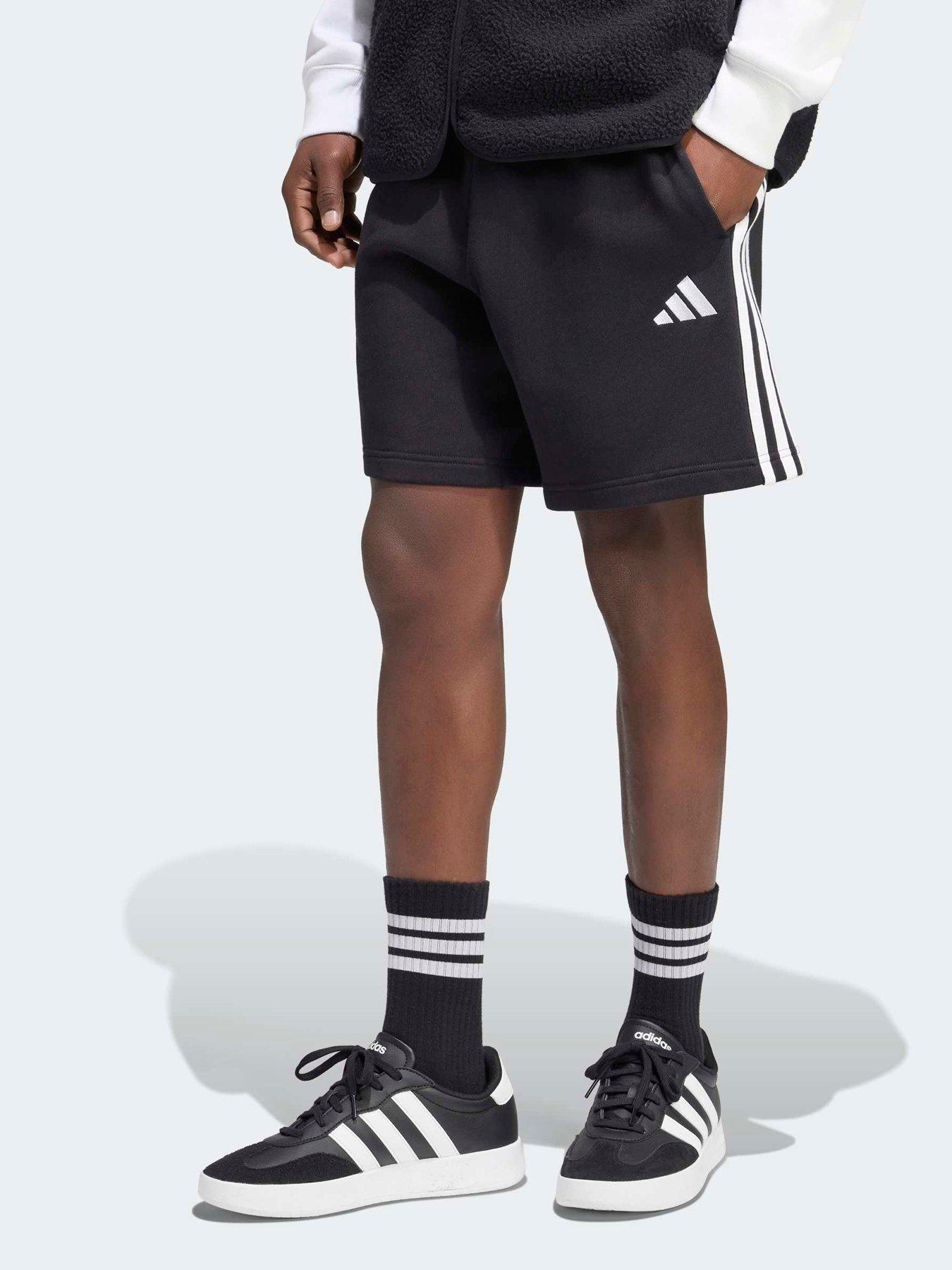 adidas Sportswear Mens 3 Stripe 7 Inch Short - Black