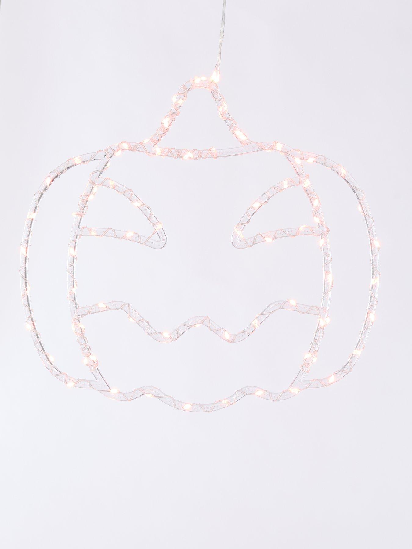 Image 3 of 7 of Smart Halloween In Lit Jack O Lantern Wall Light