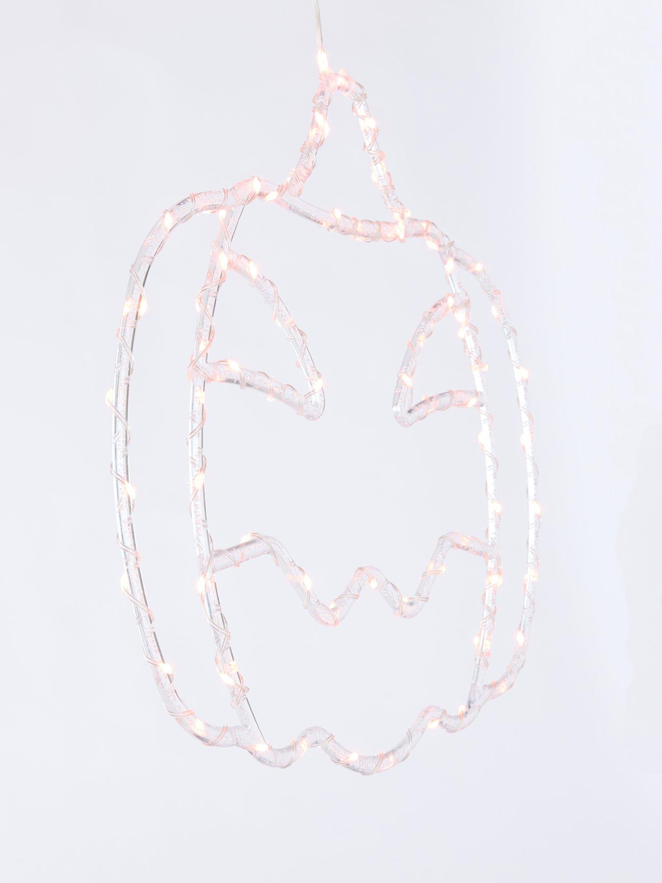 Image 4 of 7 of Smart Halloween In Lit Jack O Lantern Wall Light