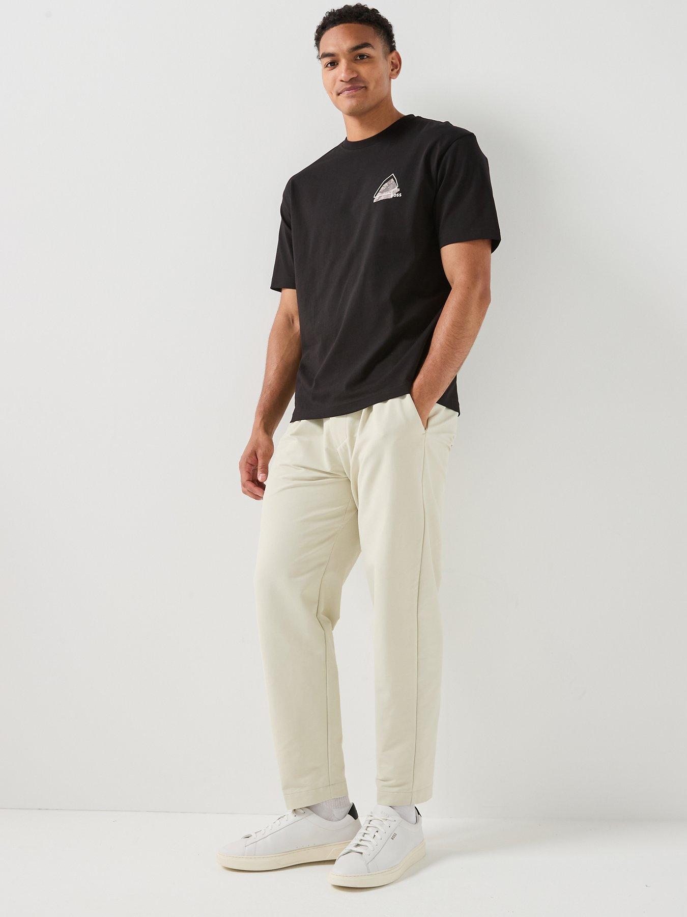 Image 3 of 6 of BOSS Te_Frame Back Graphic T-Shirt - Black