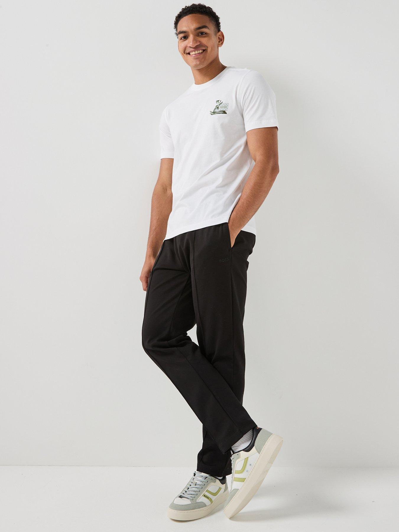 BOSS Small Botanical Graphic T-Shirt - White | Very