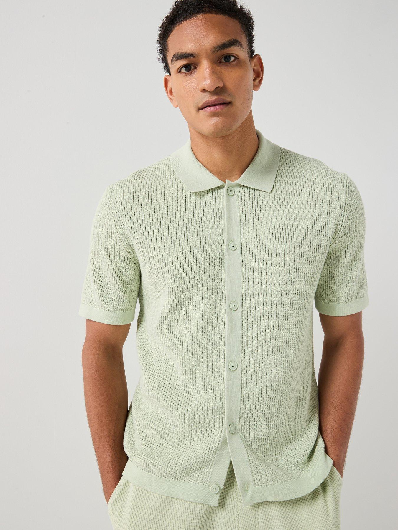 BOSS Relaxed Jumpers, Light Green, Size 2Xl, Men