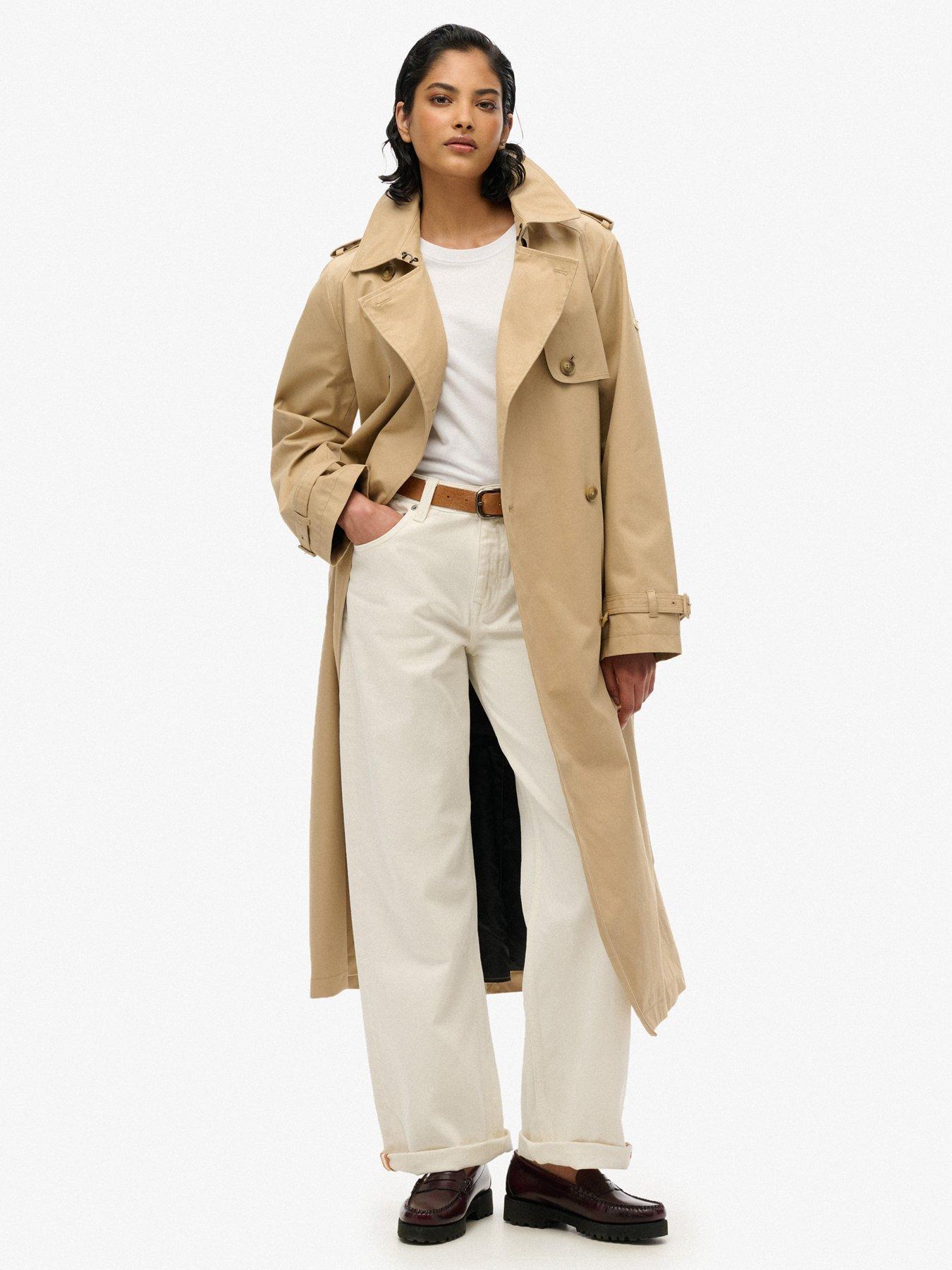 Superdry Classic Trench Coat - Beige