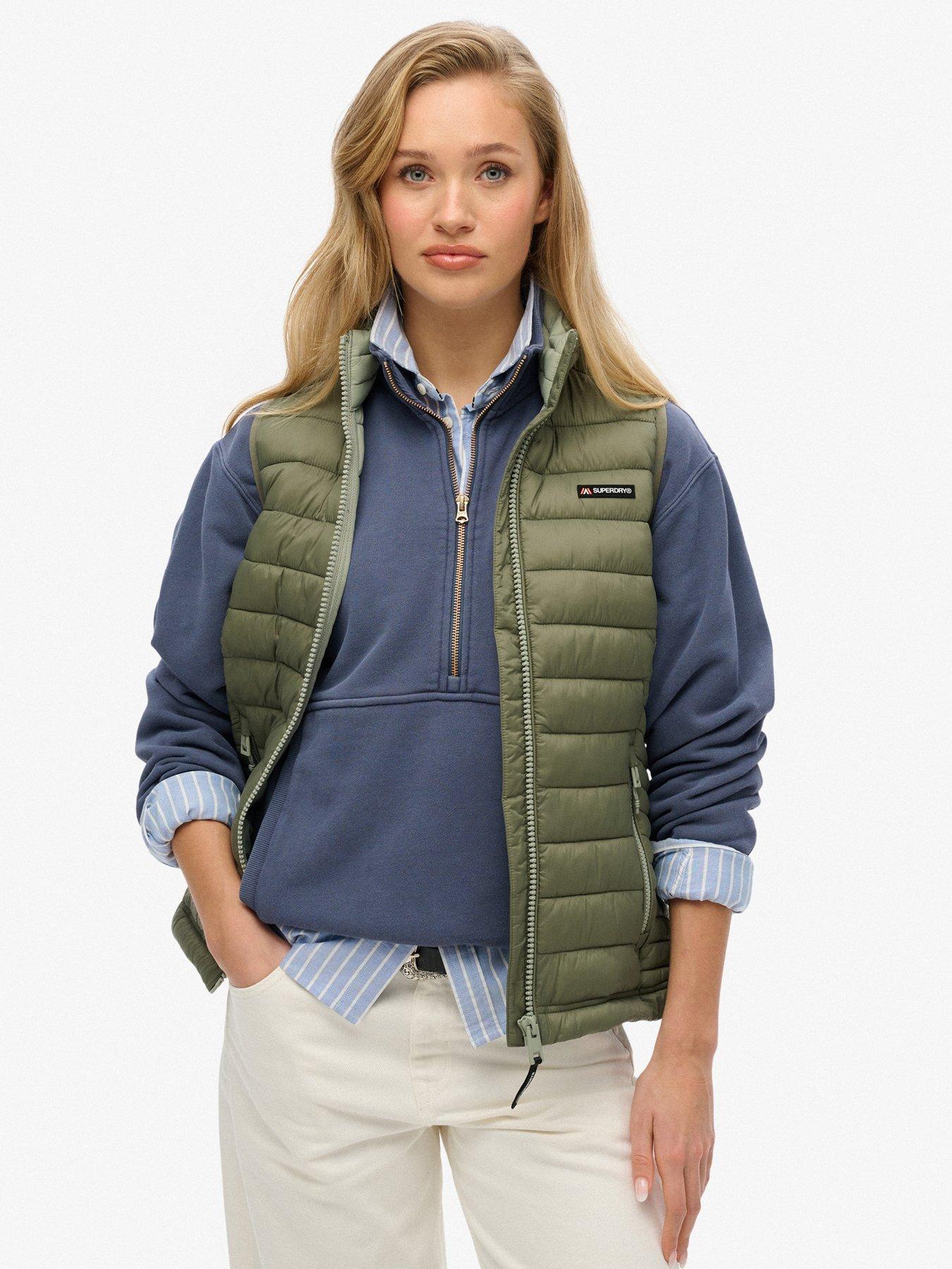 Superdry Fuji Lite Padded Gilet - Green
